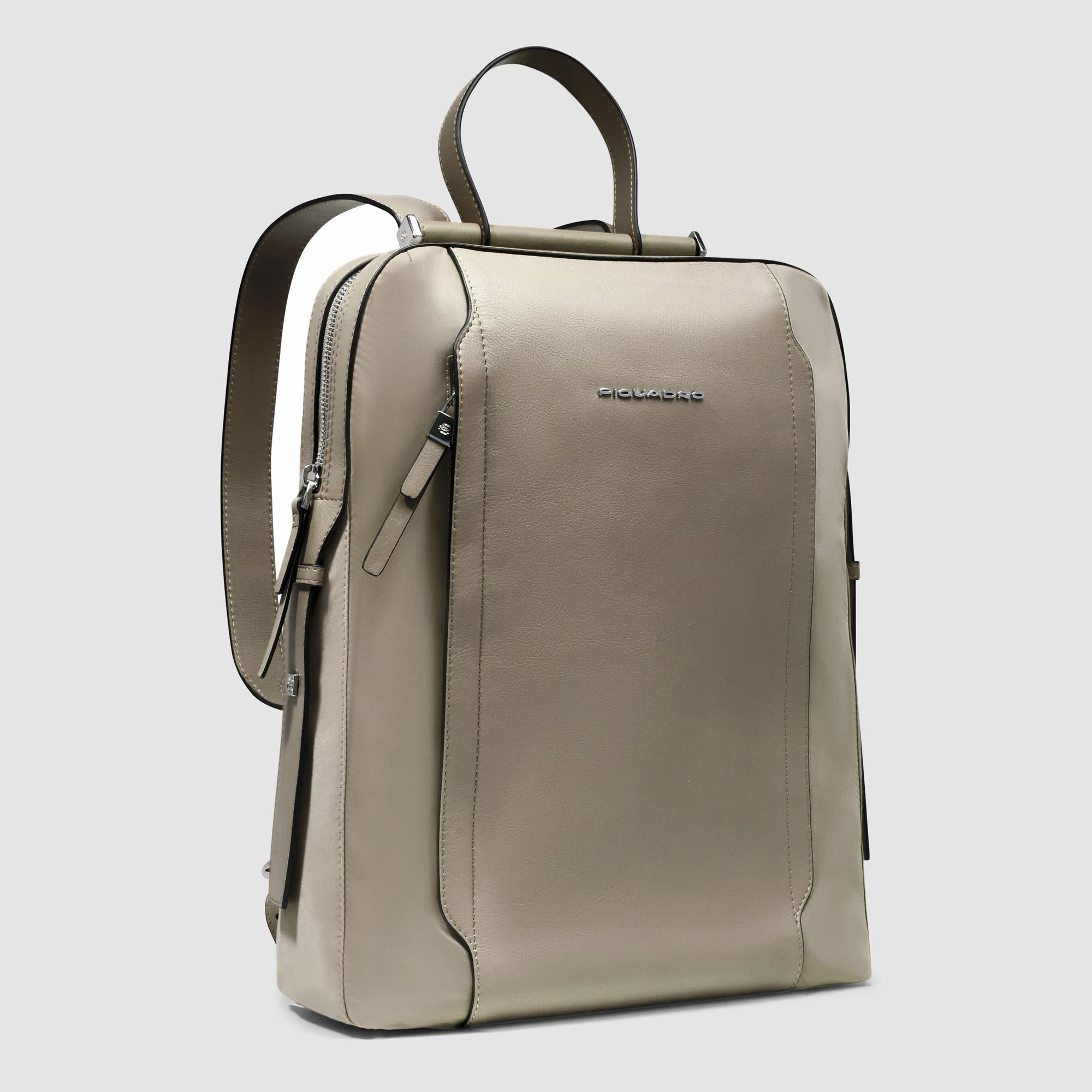 Piquadro Lyra Damen-Rucksack 14 Zoll Schwarz