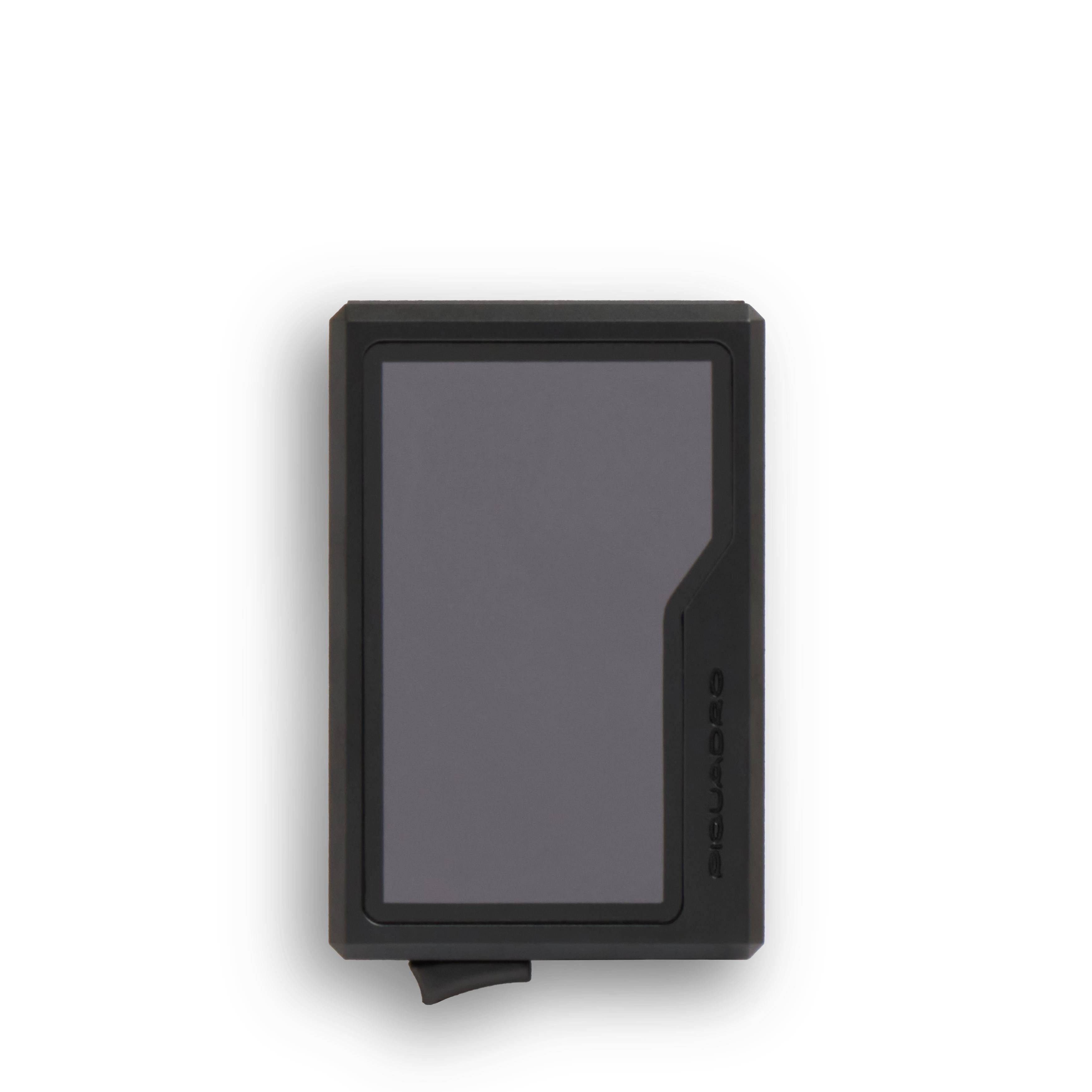 Piquadro BagMotic Kartenetui Herren MagSafe schwarz Leder