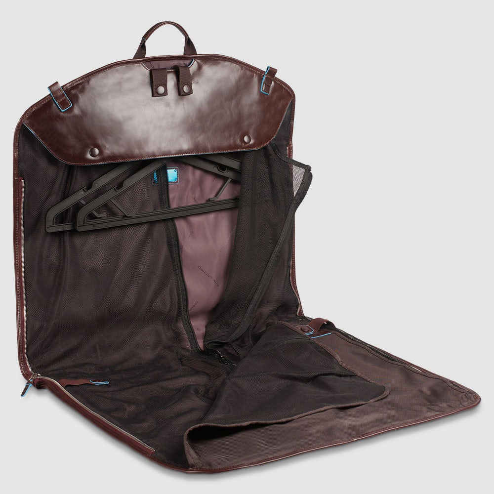 Piquadro Rover Kleidersack Leder Braun Anzugtasche