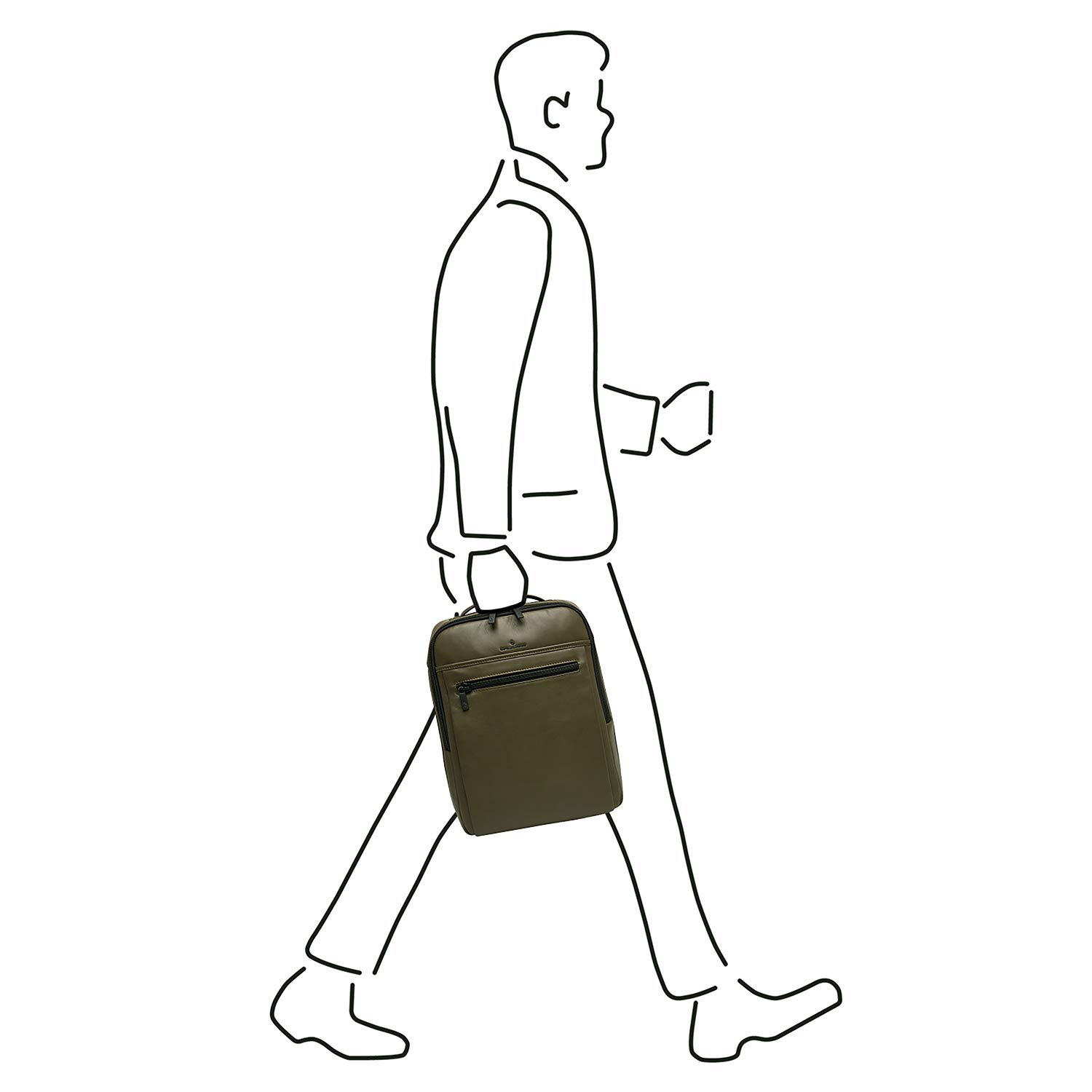 Castelijn & Beerens Nappa X Victor Laptop-Rucksack 15,6" Grün RFID