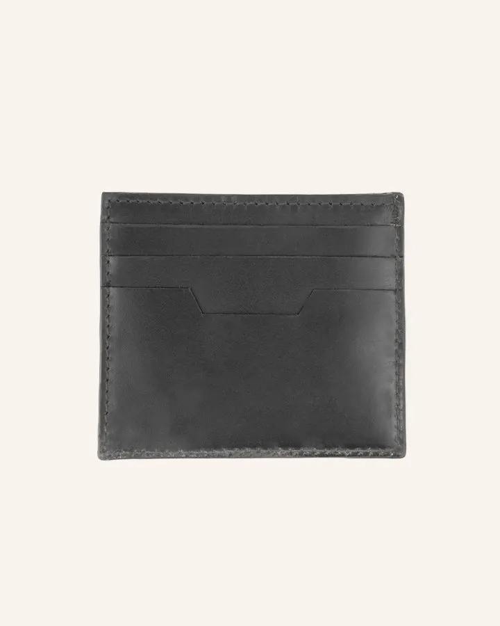 Buckle & Seam Sterling Card Holder Leder Braun 6 Karten
