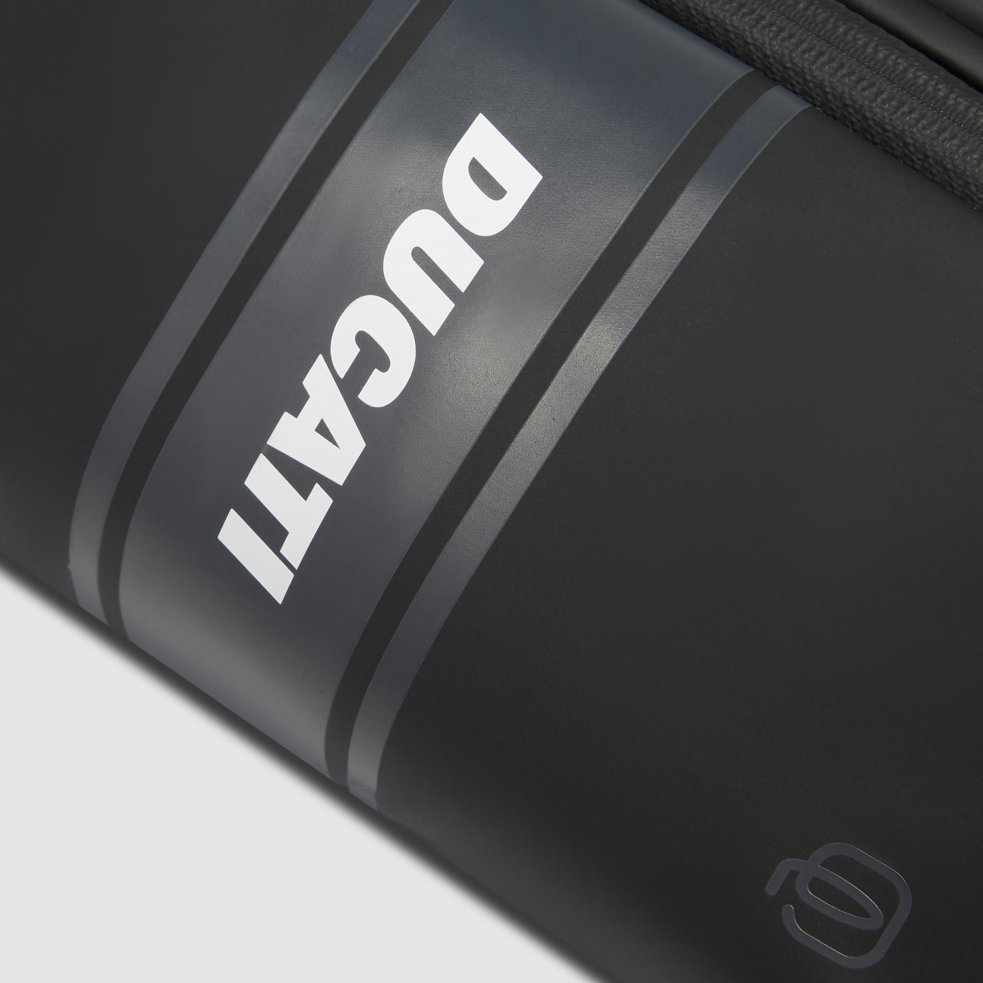 Piquadro x Ducati Gürteltasche Herren schwarz Stoff