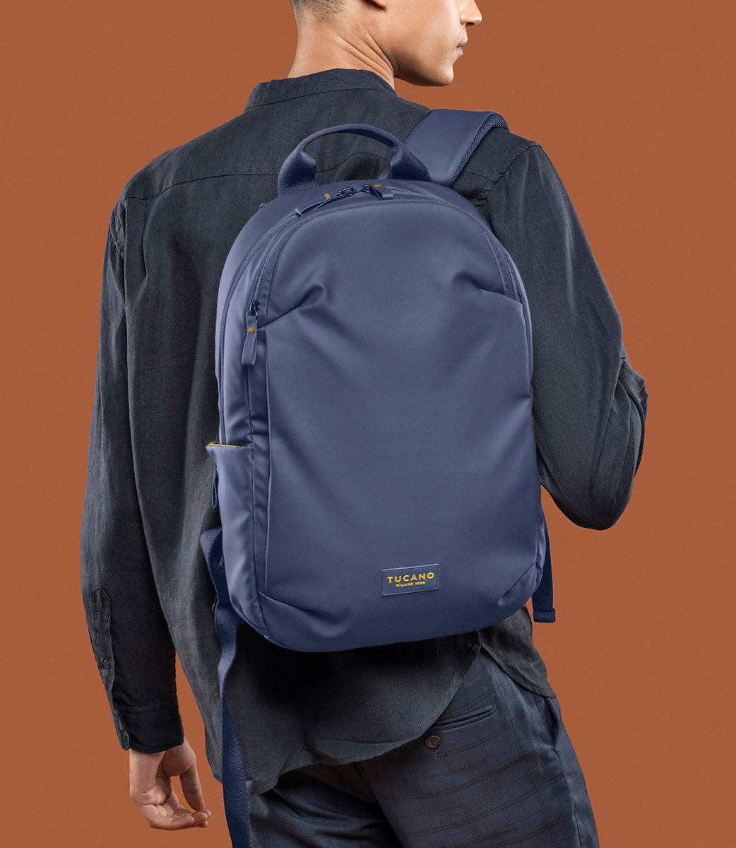 Tucano Laser 15,6 Zoll Laptop-Rucksack Blau wasserabweisend