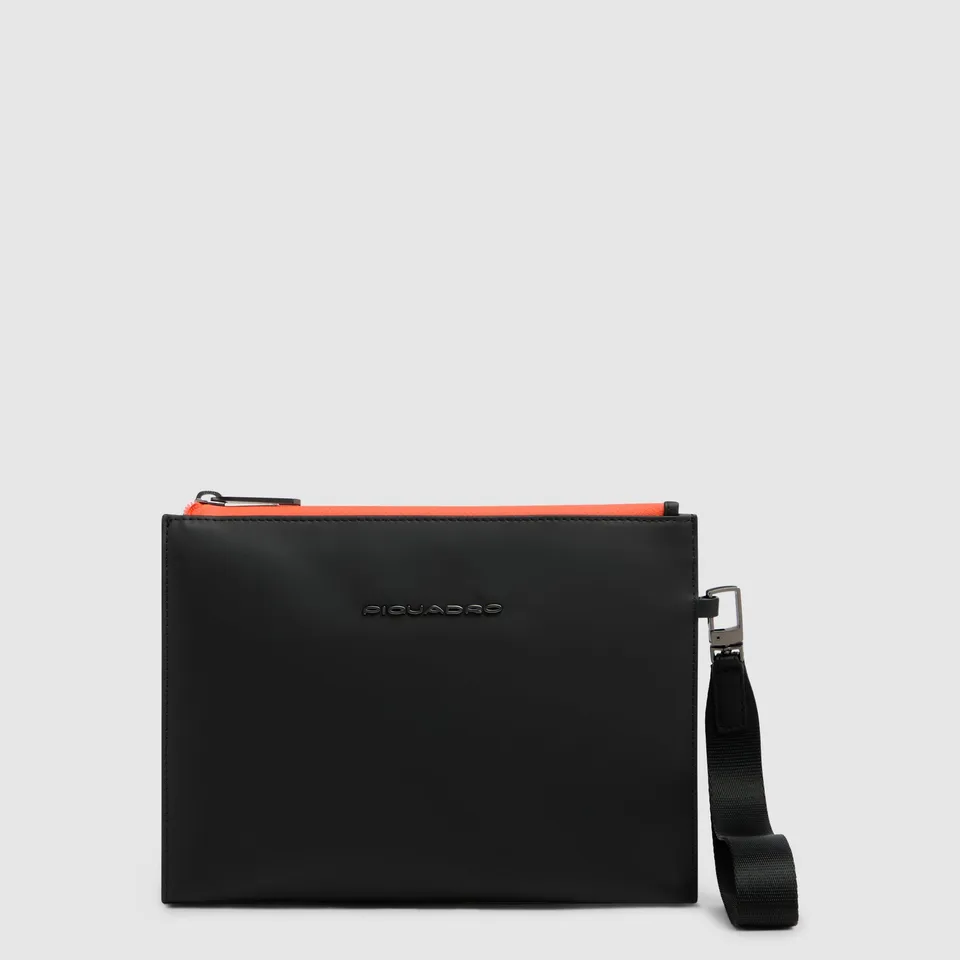 Piquadro Black Square Pochette Audi F1 Stoff schwarz