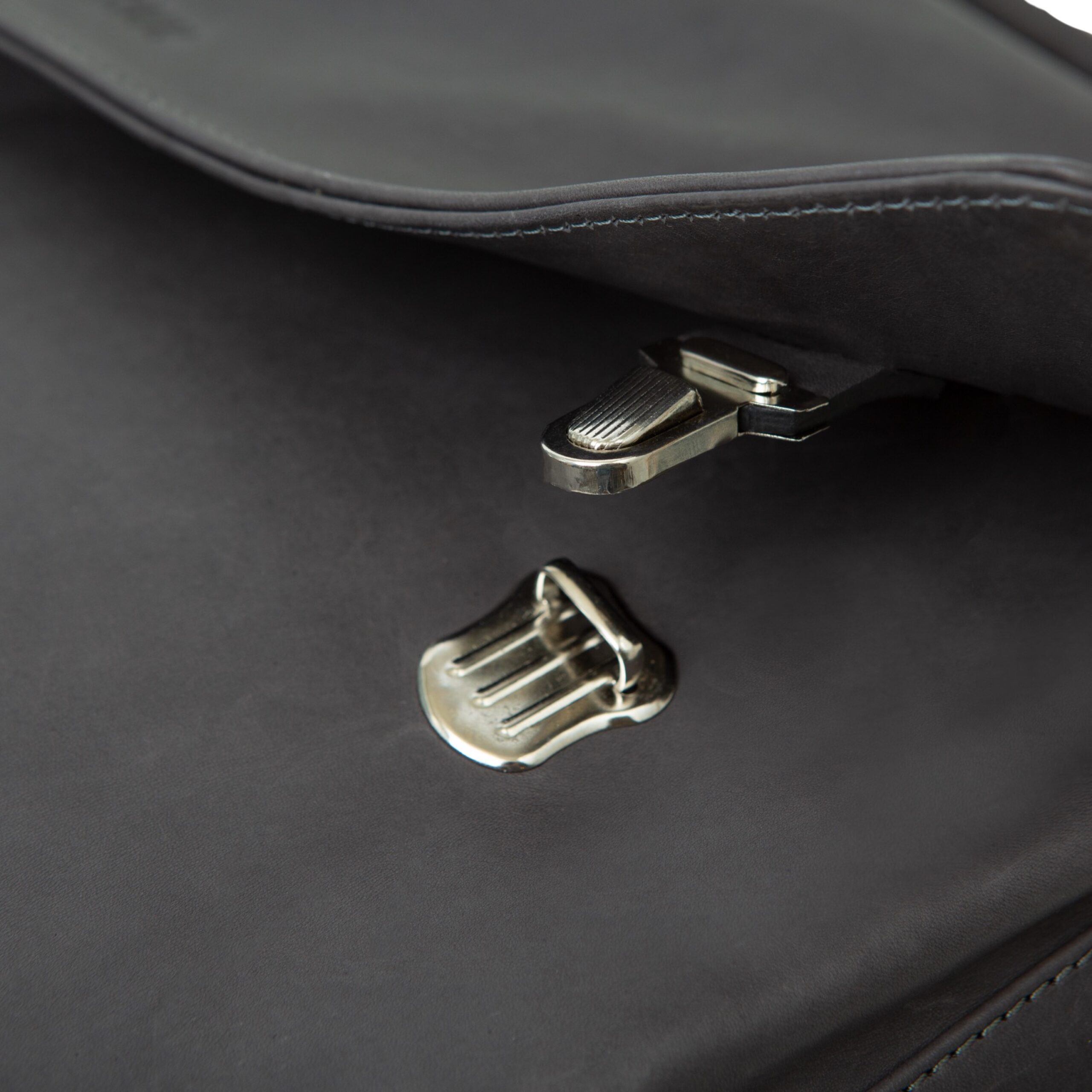 Pride and Soul PERCENT Laptoptasche Grau Leder Laptopfach