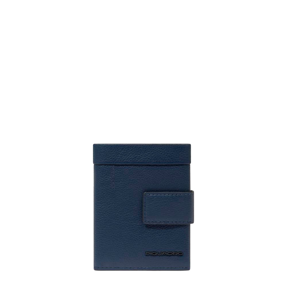 Piquadro Blue Square Herren Geldbörse Kompakt Blau RFID
