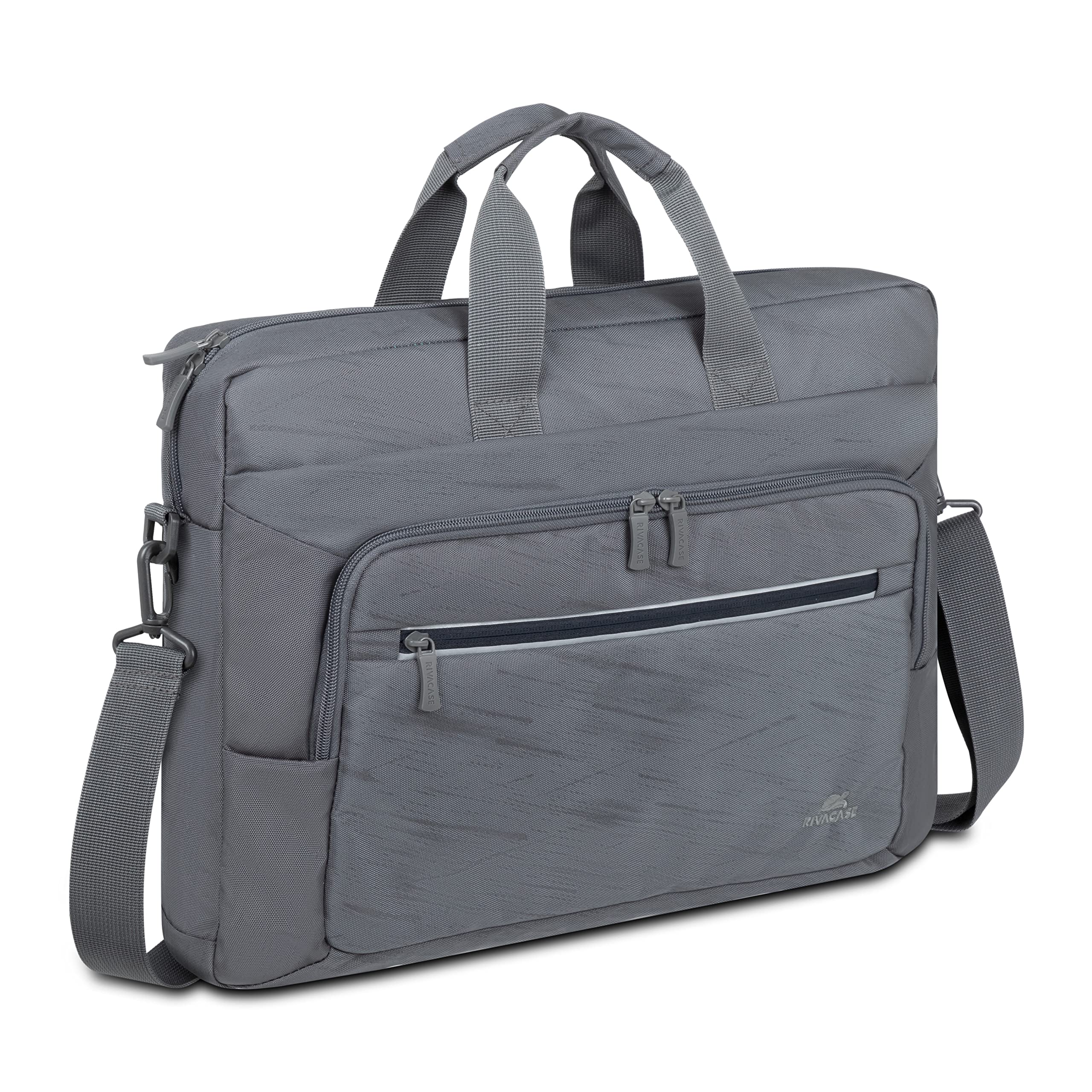 RIVACASE Borneo Laptoptasche 14 Zoll Schwarz recycelt wasserdicht