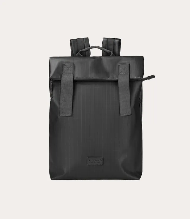 Tucano Fold Sign 15,6 Zoll Laptop-Rucksack Schwarz Ripstop