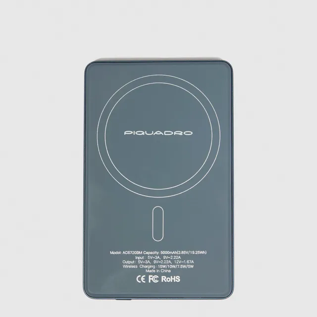 Piquadro BagMotic Powerbank MagSafe 5000 mAh Grau