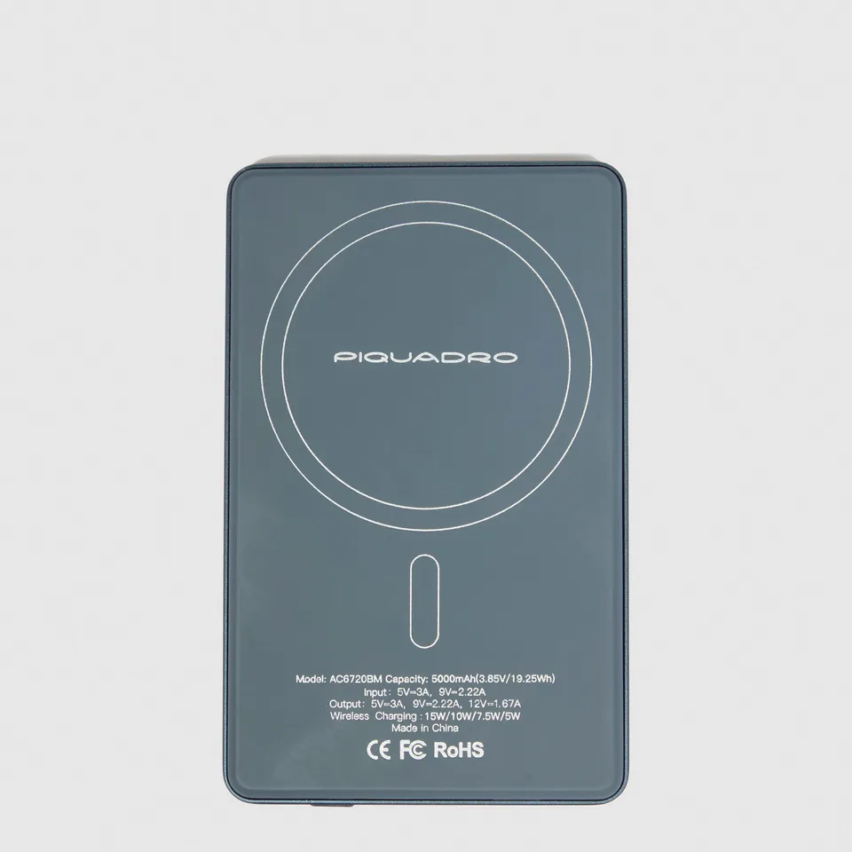Piquadro BagMotic Powerbank MagSafe 5000 mAh Grau