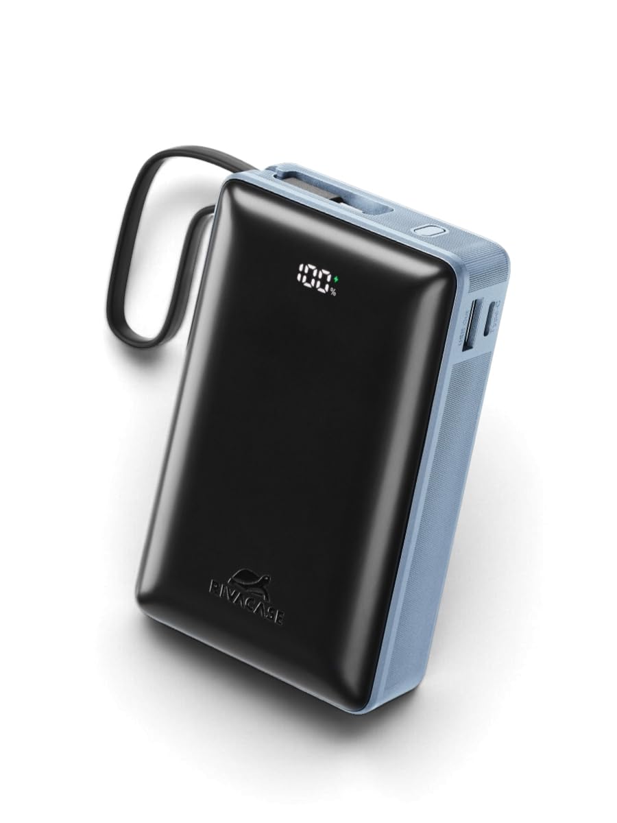 RIVACASE Turbo VA1097 Powerbank 20000 mAh 65W Dunkelgrau