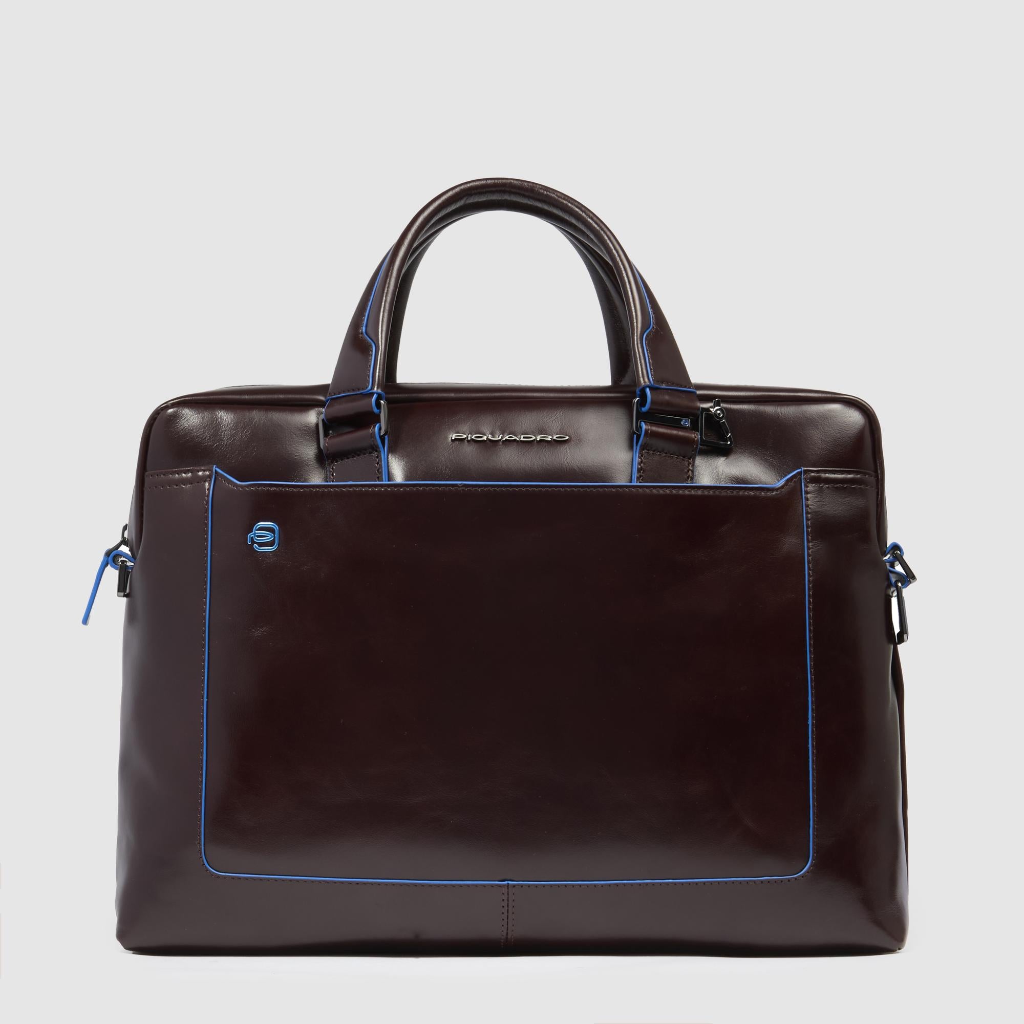 Piquadro Modus Laptoptasche 14 Zoll Schwarz Leder