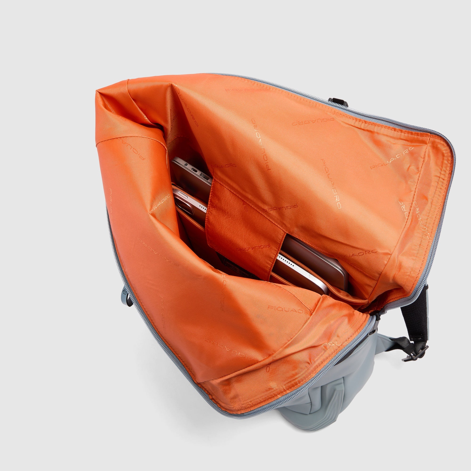 Piquadro Corner 2.0 Roll-Top Rucksack 15,6 Zoll wasserdicht