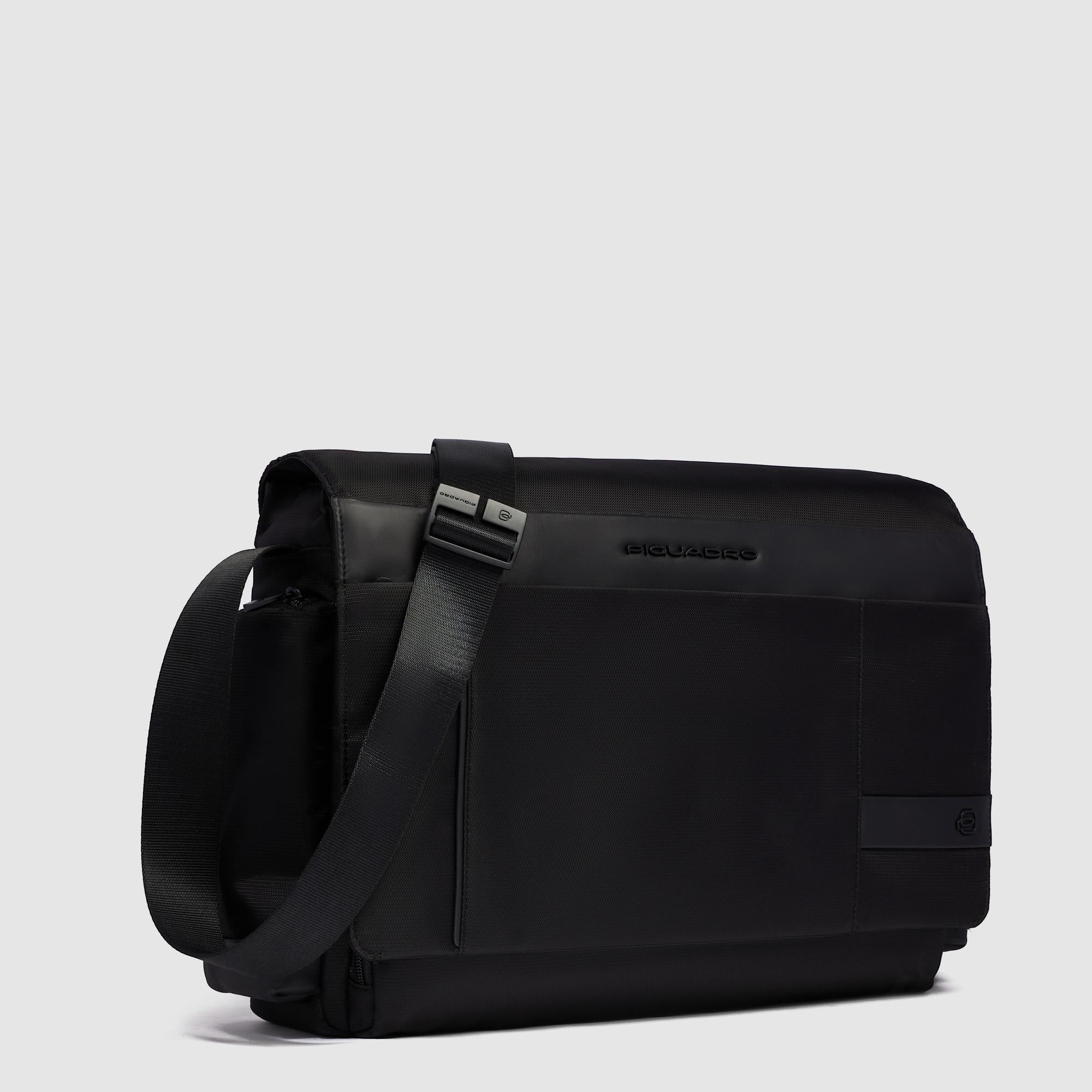 Piquadro Brief Messenger Laptoptasche 15,6 Zoll schwarz