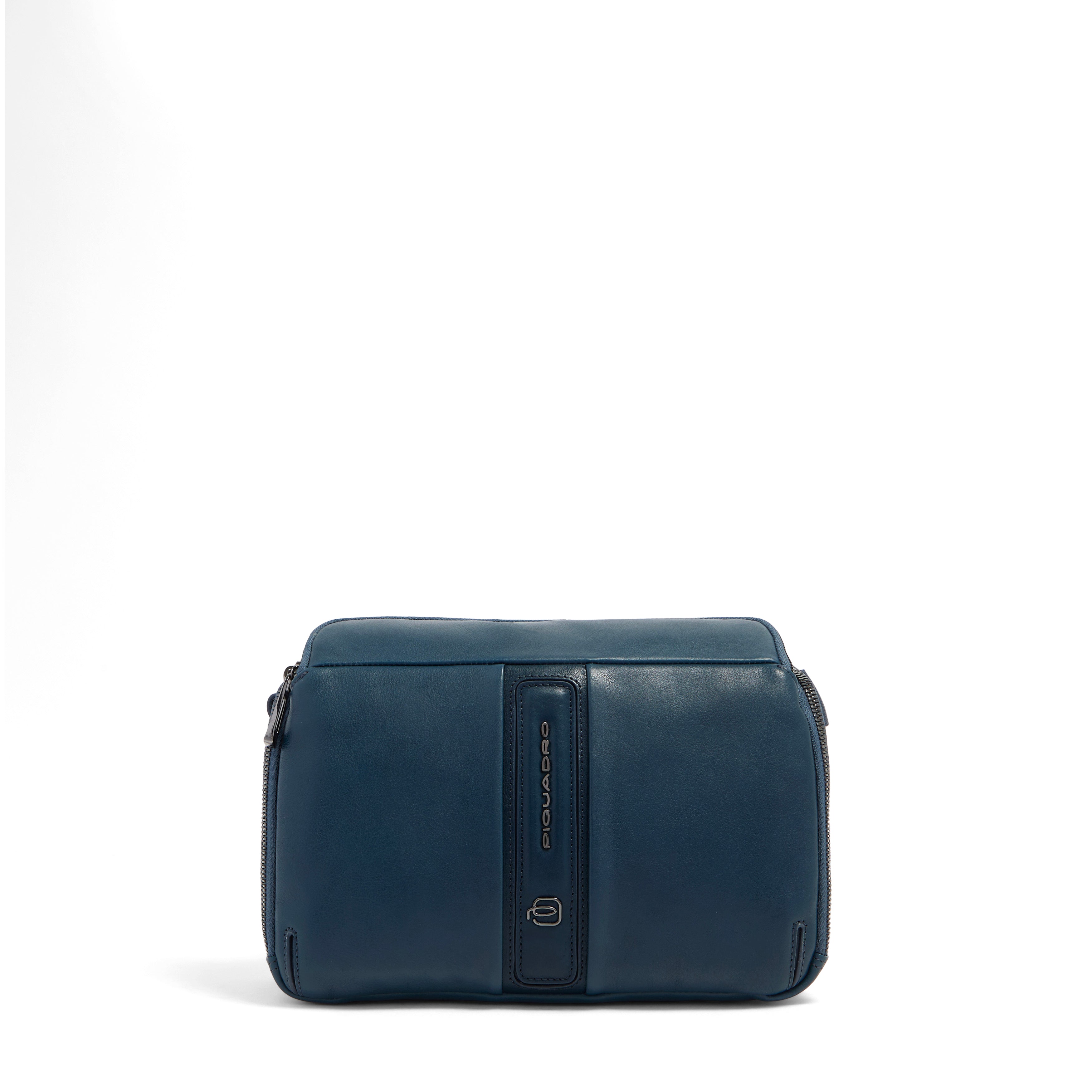 Piquadro Urban Umhängetasche Herren Blau iPad mini Leder