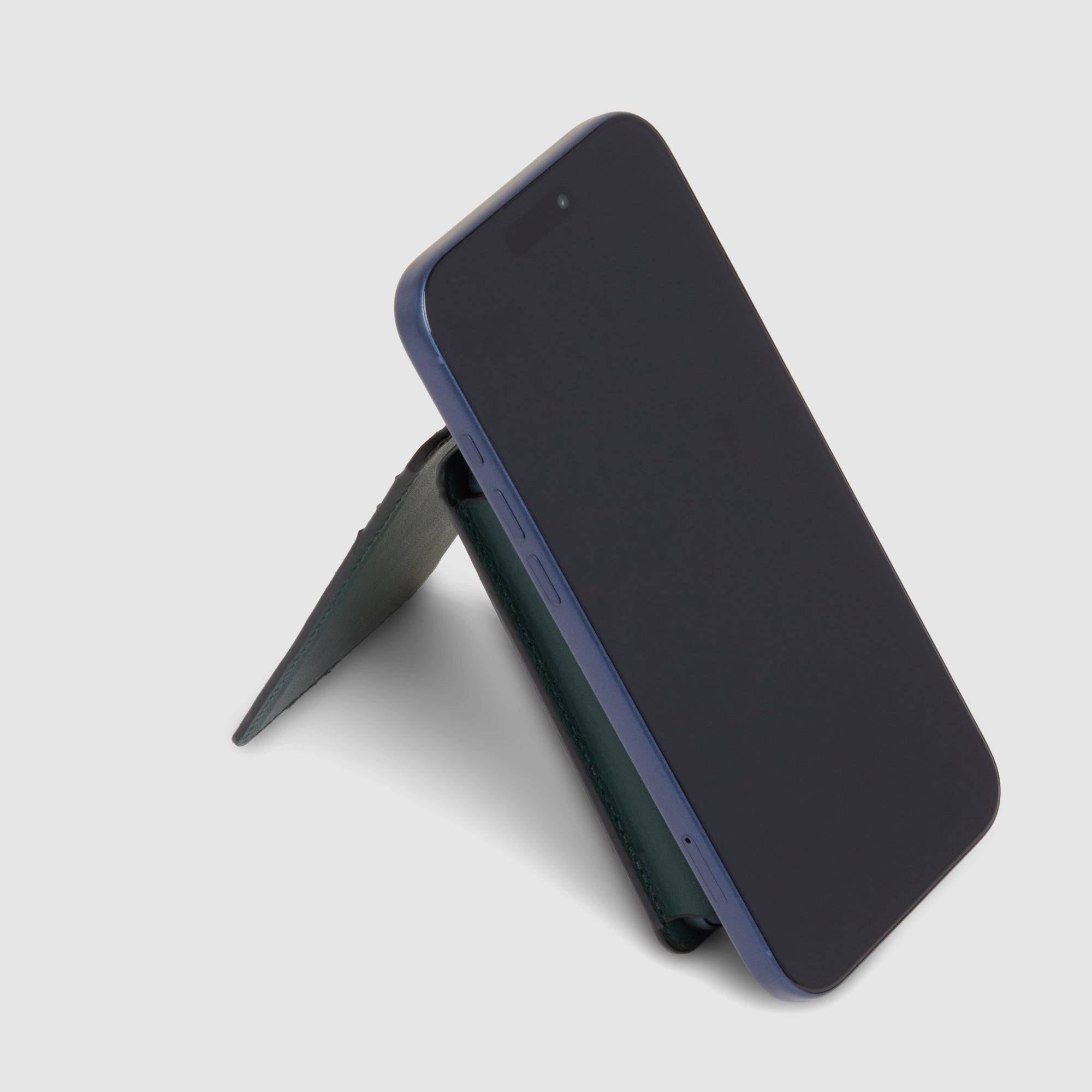 Piquadro BagMotic Kartenetui MagSafe Powerbank Blau Leder