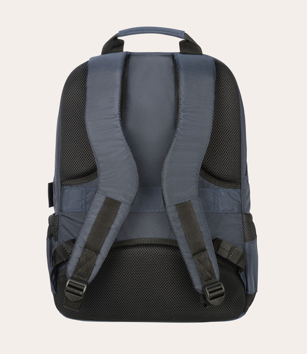 Tucano Lato Rucksack 17 Zoll Blau Laptopfach recycelt