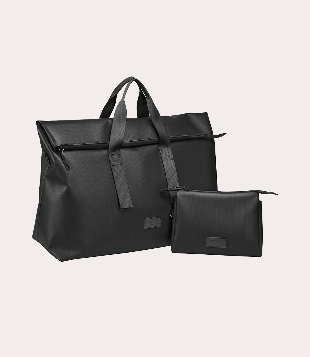 Tucano Fold Sign Weekender Tasche Schwarz 15,6 Zoll Ripstop