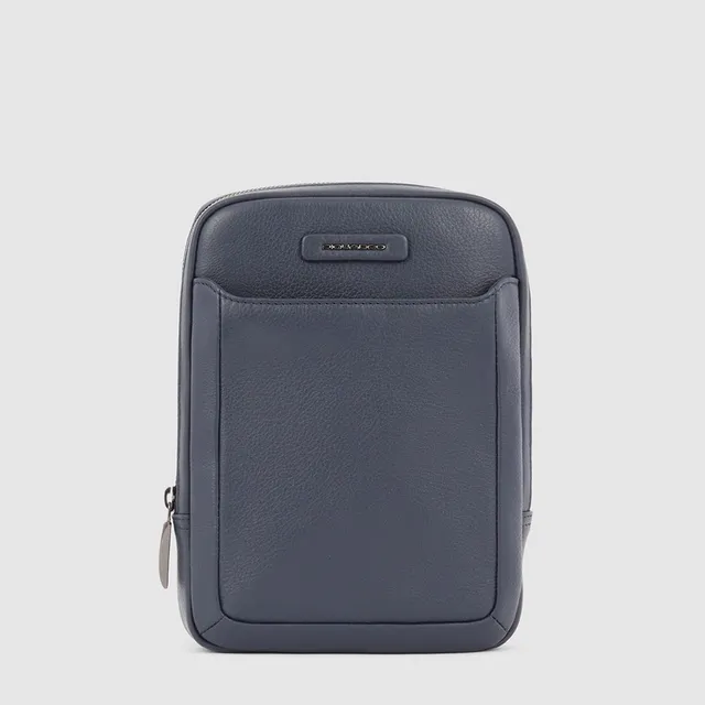 Piquadro Urban Umhängetasche Herren schwarz Leder