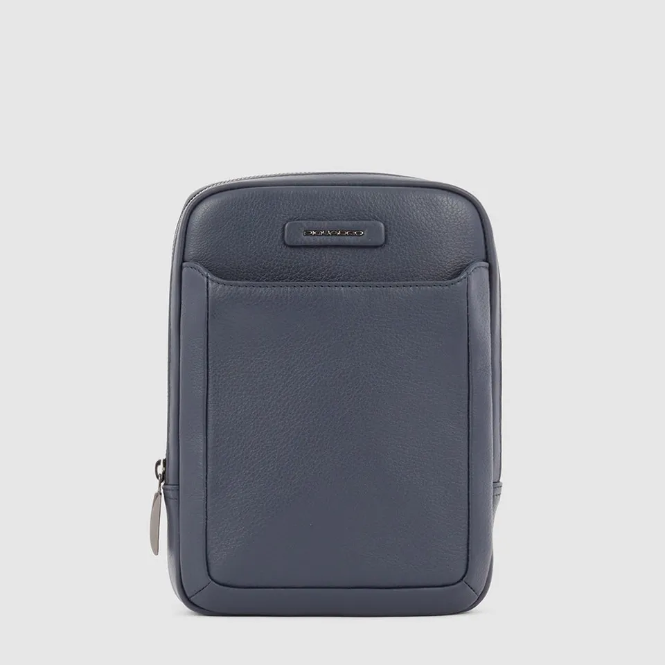 Piquadro Urban Umhängetasche Herren schwarz Leder