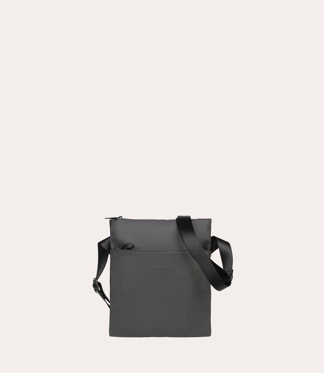 Tucano Gommo Shoulder Bag Umhängetasche Blau gummiert