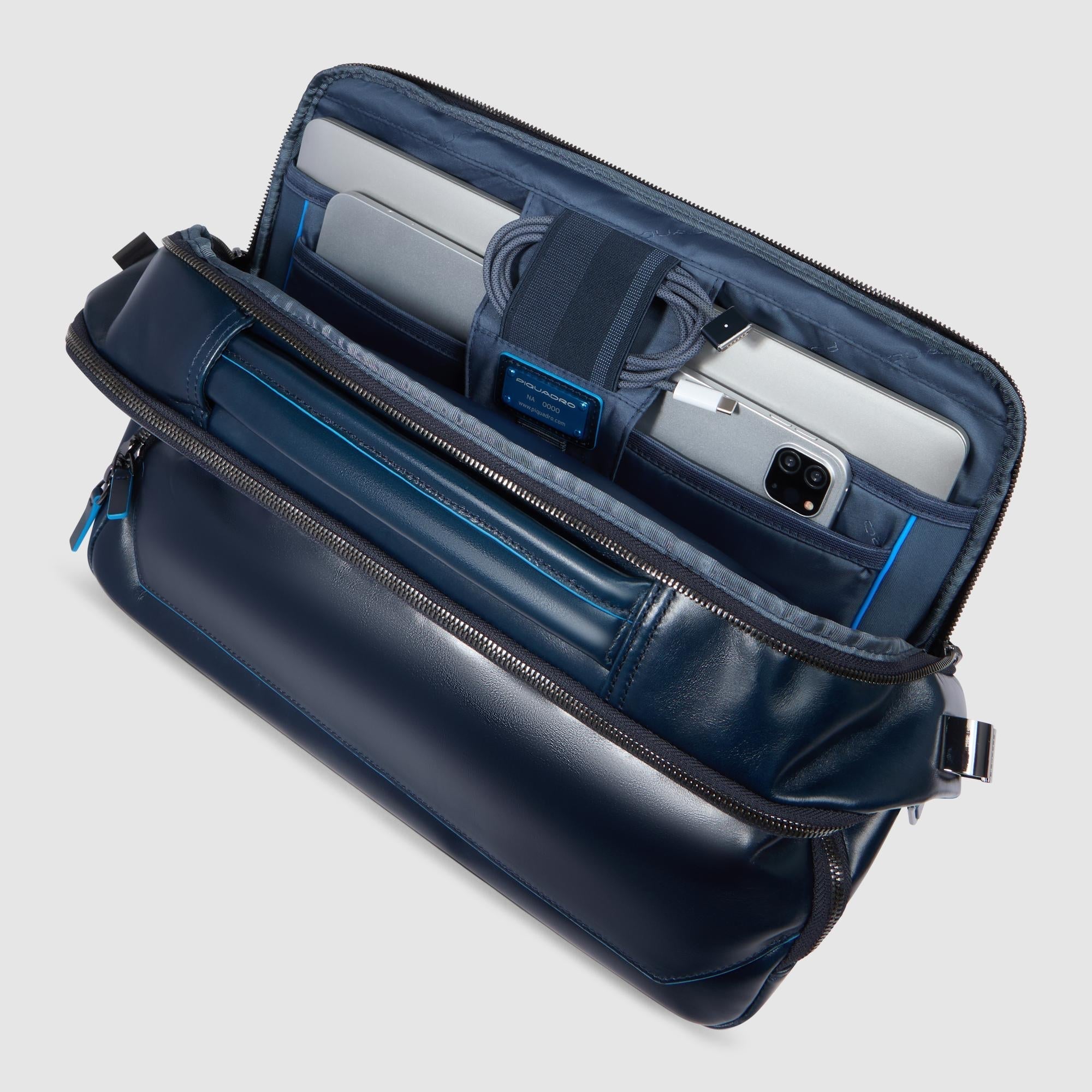 Piquadro Modus Laptoptasche 15,6 Zoll Leder RFID
