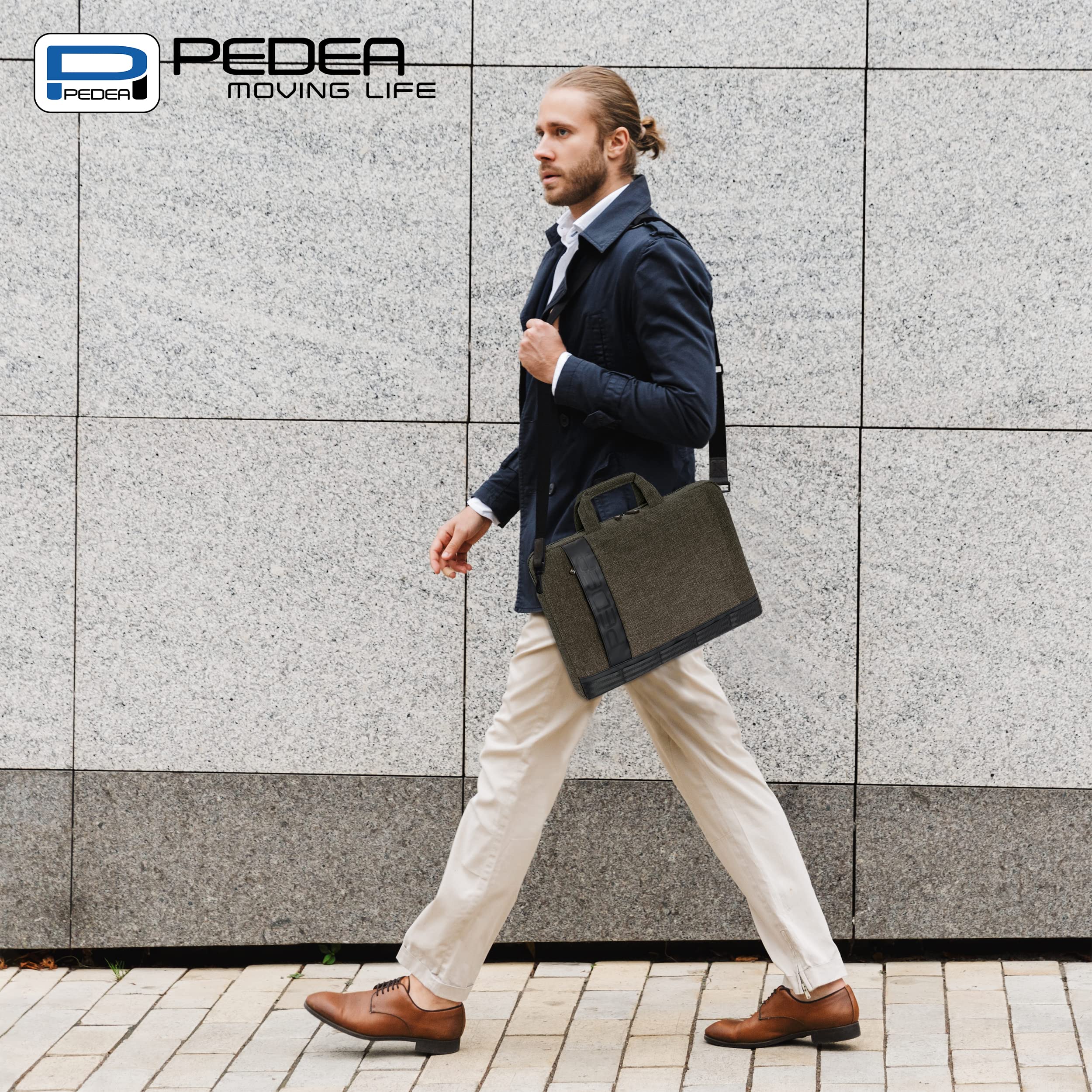 Pedea Fancy Laptoptasche 15,6 Zoll beige gepolstert