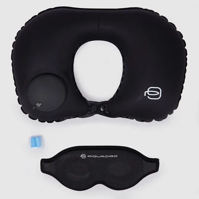 Piquadro PQ-Light Reiseset Nackenkissen schwarz