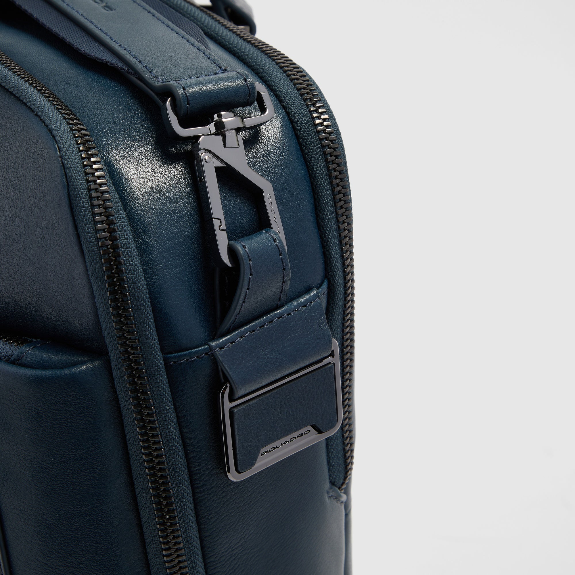 Piquadro Modus Aktentasche 15,6 Zoll Blau Leder