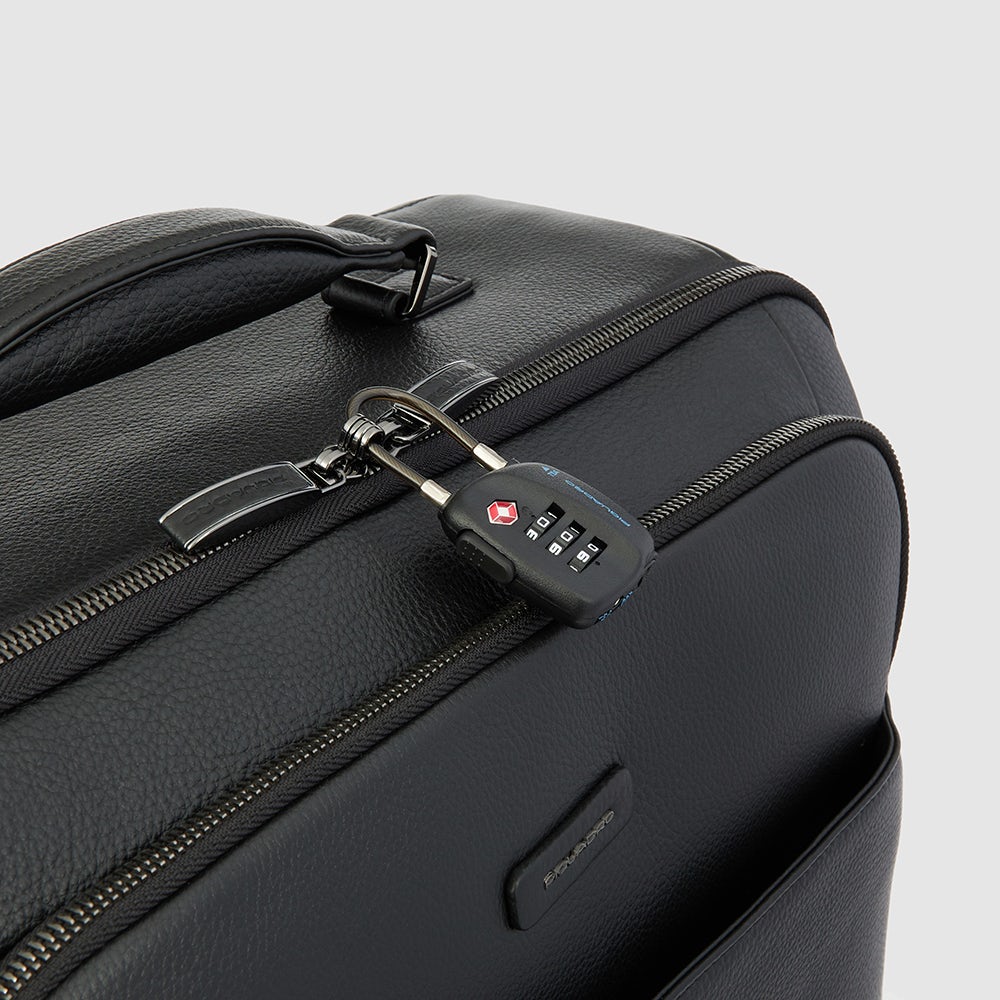 Piquadro PQ-Light Trolley 15,6 Zoll schwarz Laptopfach