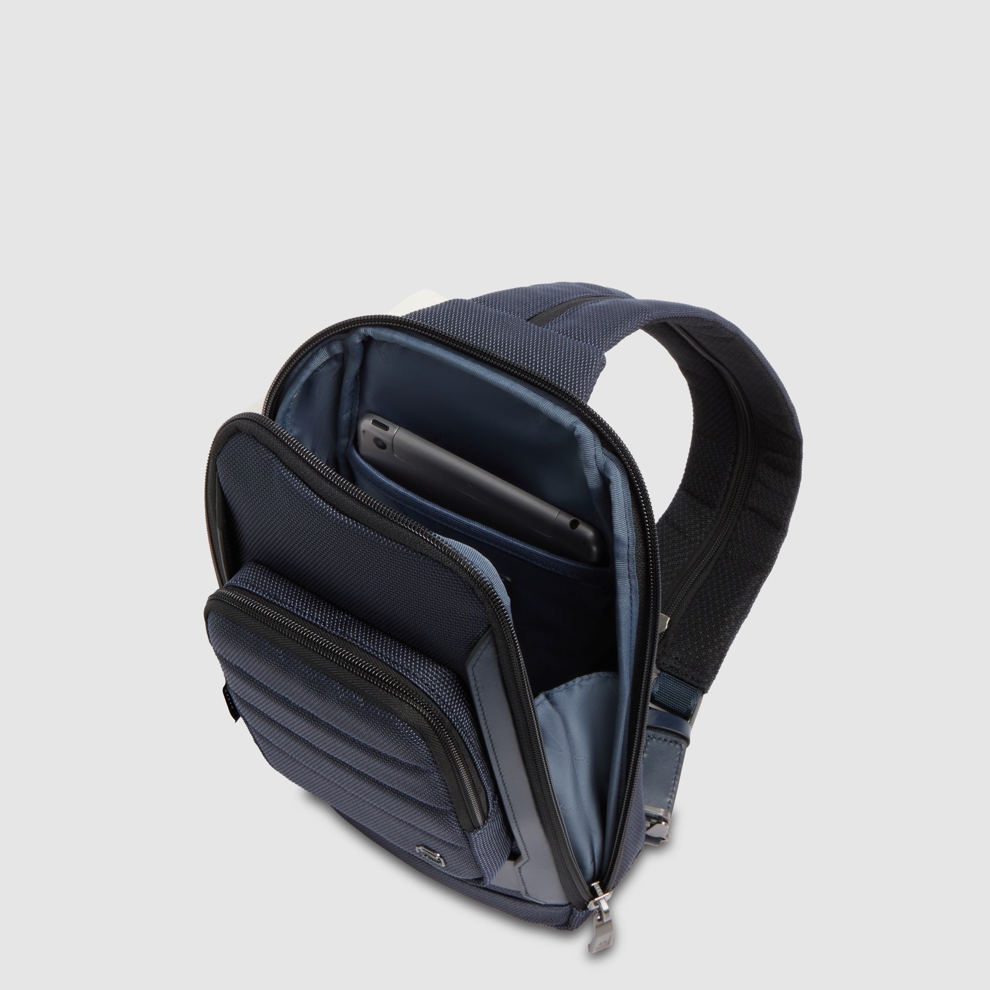 Piquadro Urban Sling-Bag Herren iPad mini Leder schwarz