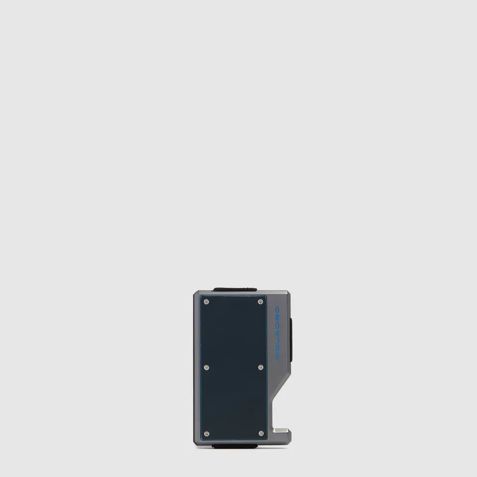 Piquadro BagMotic Kartenetui MagSafe Leder Schwarz