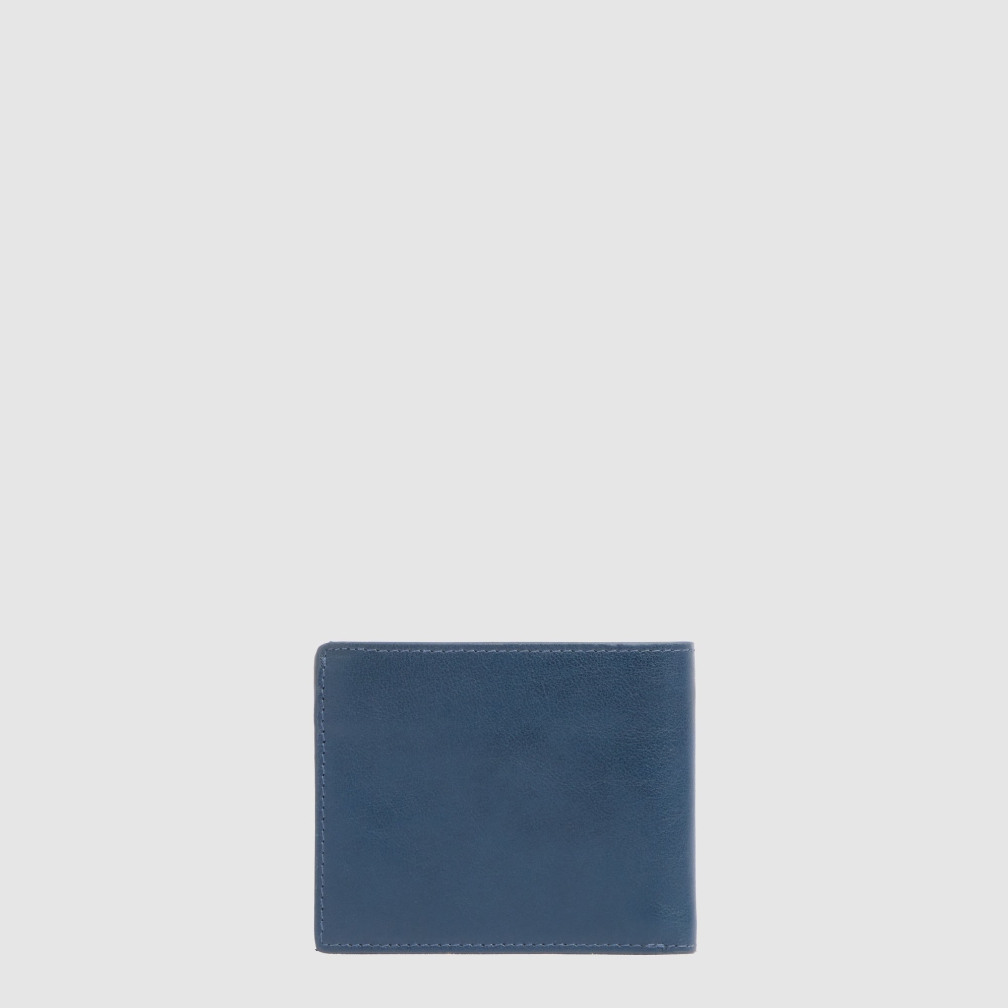 Piquadro Blue Square Herren-Geldbörse Leder Schwarz Münzfach