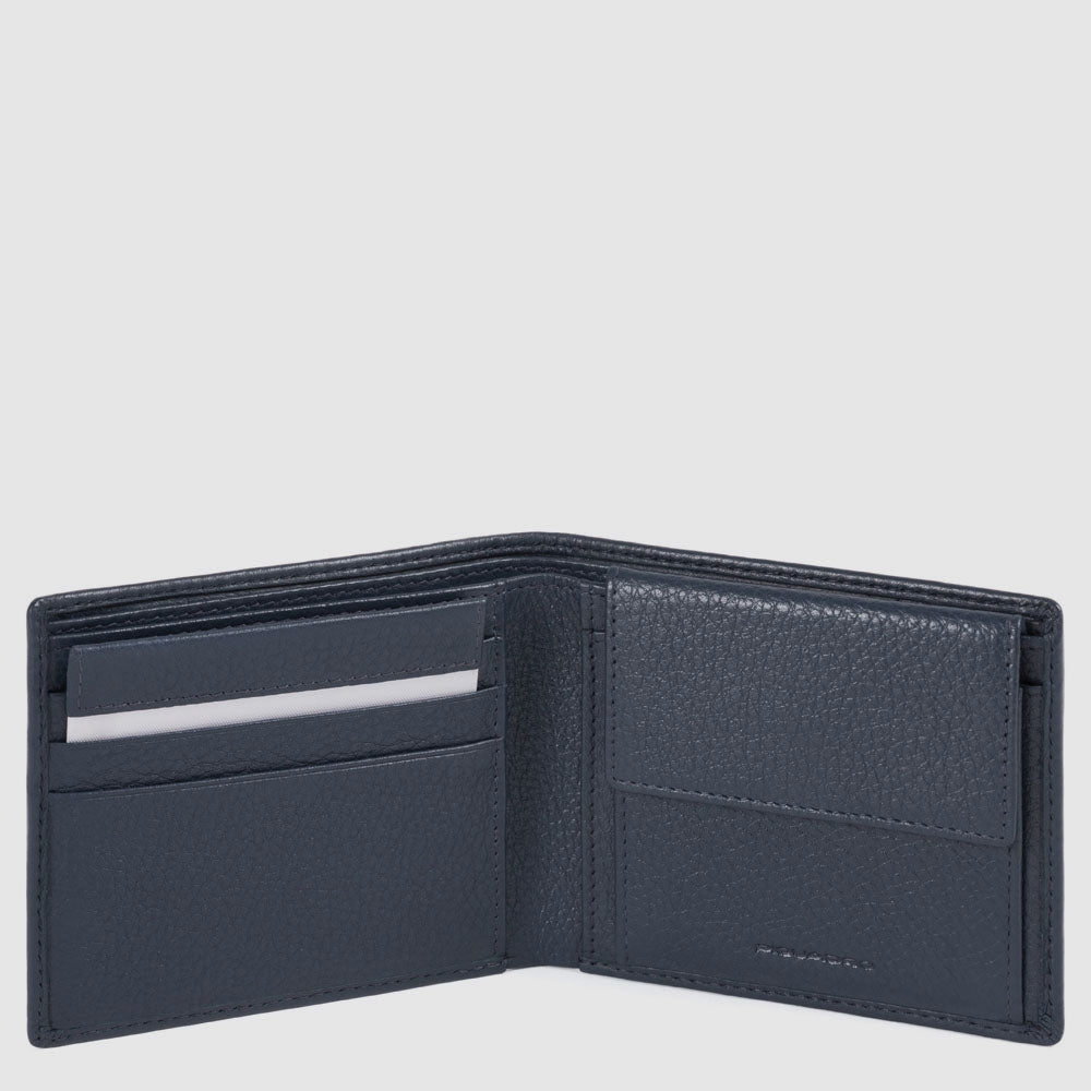 Piquadro Modus Geldbörse Herren Leder Schwarz RFID