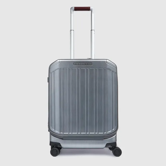 Piquadro PQ-Light Trolley Kabine 17,3 Zoll 4 Rollen