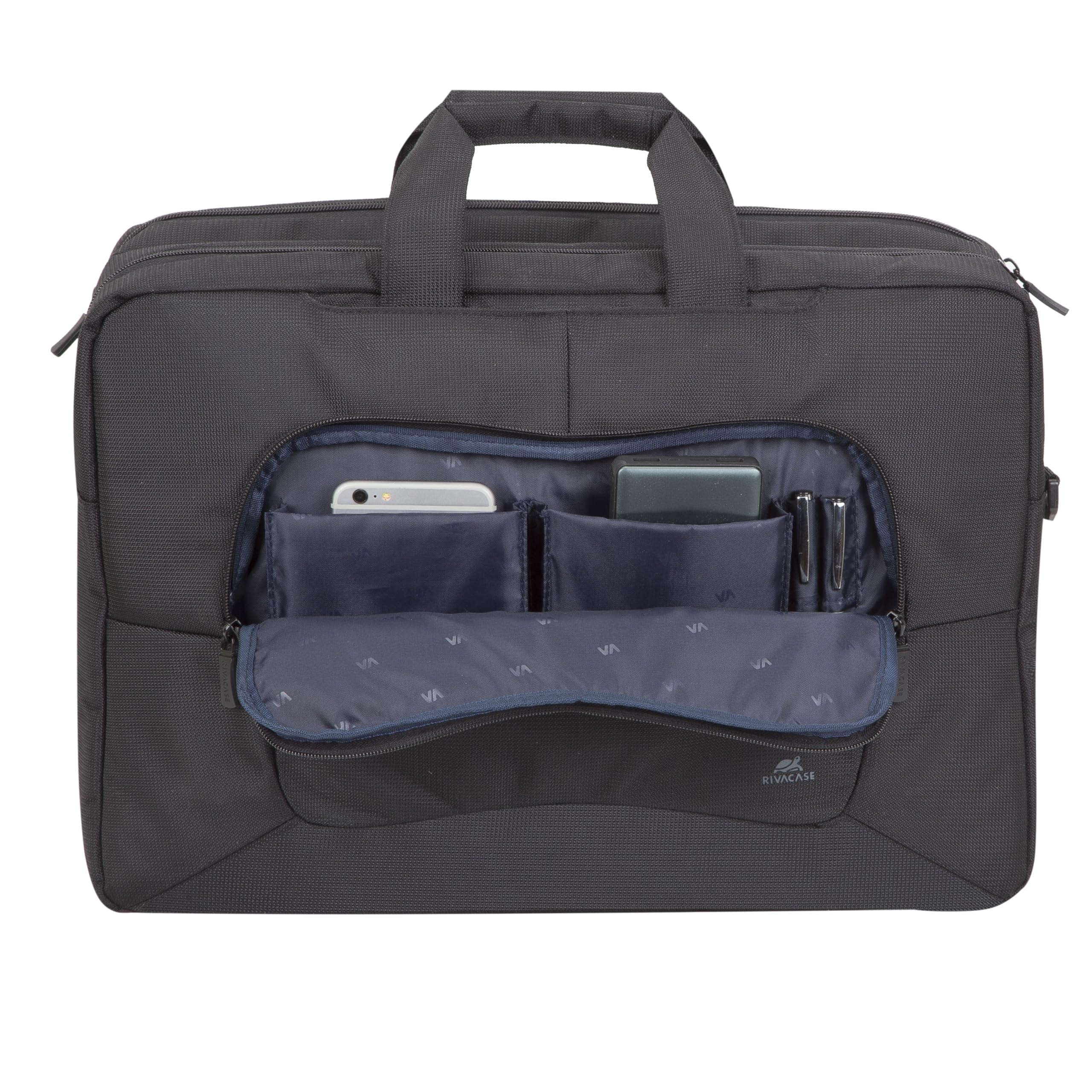 RIVACASE Clark 17,3 Zoll Laptoptasche Eco Toplader schwarz