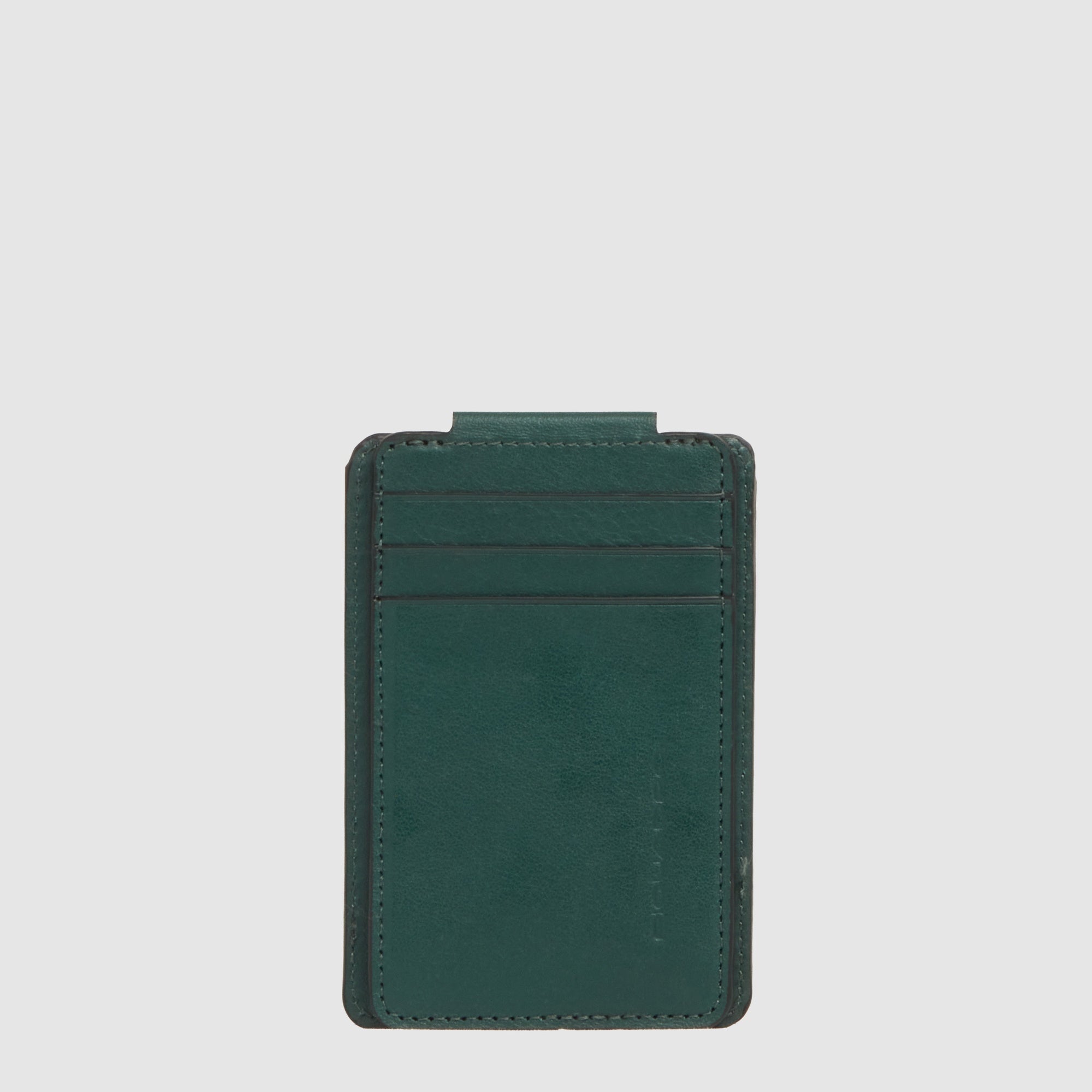 Piquadro BagMotic Kartenetui MagSafe Powerbank Blau Leder