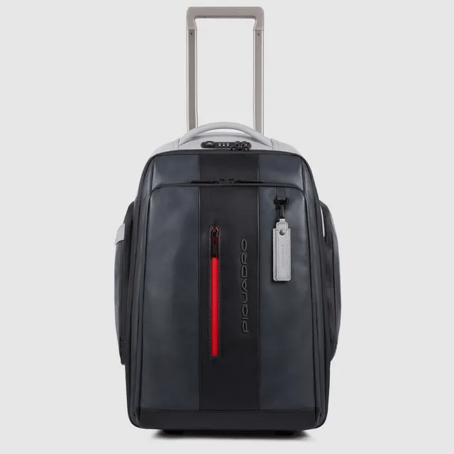 Piquadro PQ-Light Kabinentrolley Rucksack Schwarz