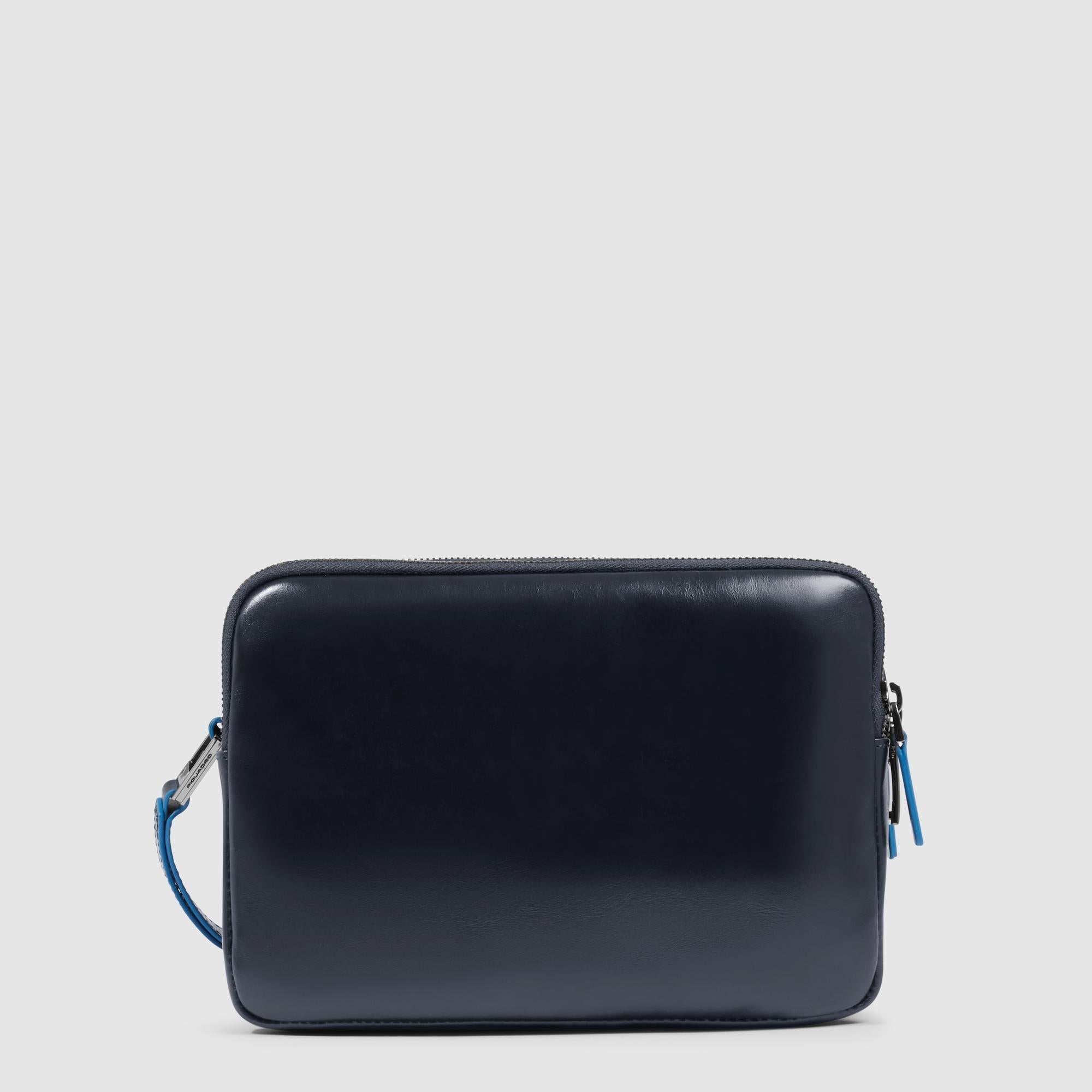 Piquadro Modus Pochette Herren Clutch schwarz iPad mini Riemen