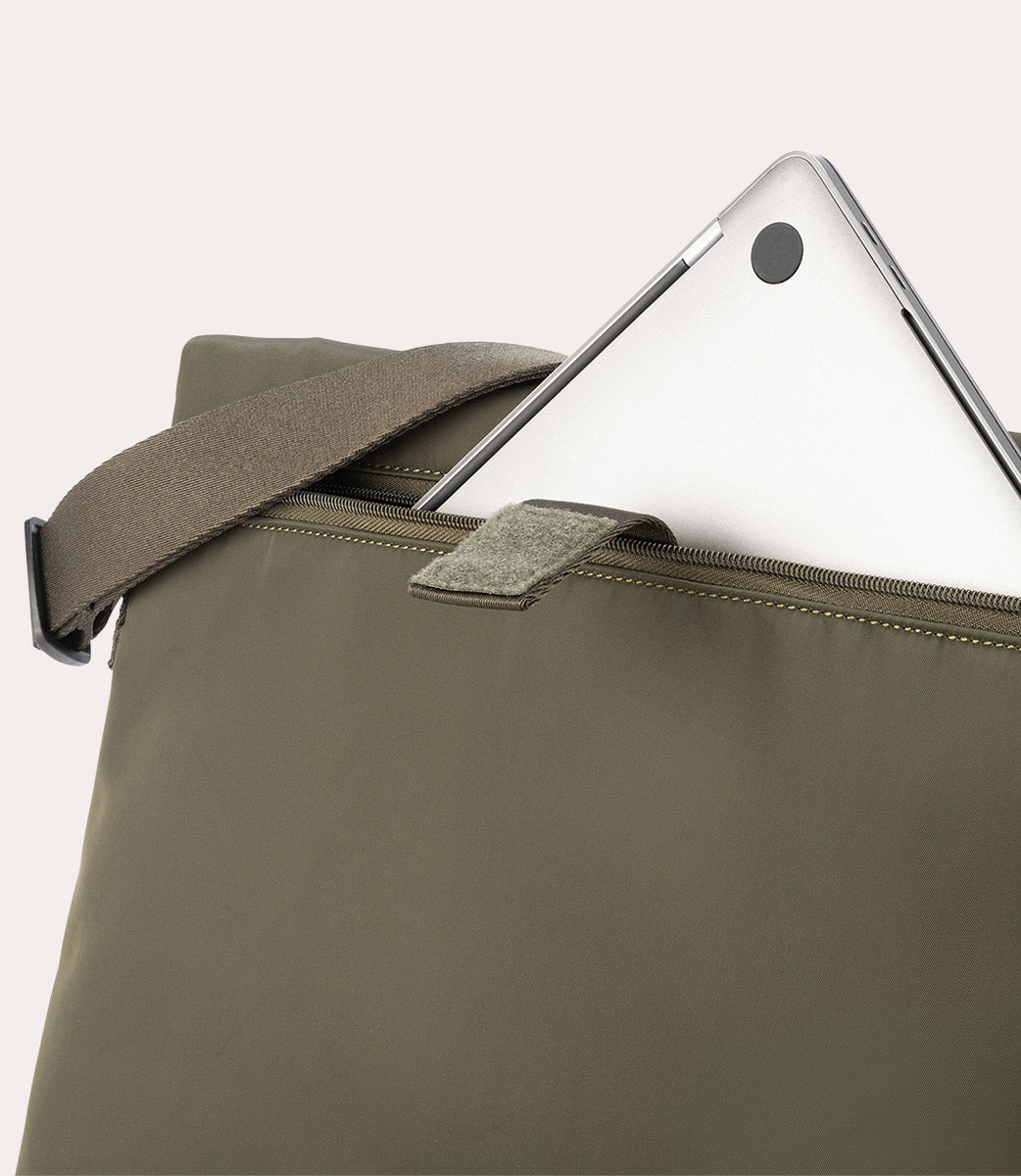 Tucano Fold Messenger Laptoptasche 14 Zoll Schwarz Nylon