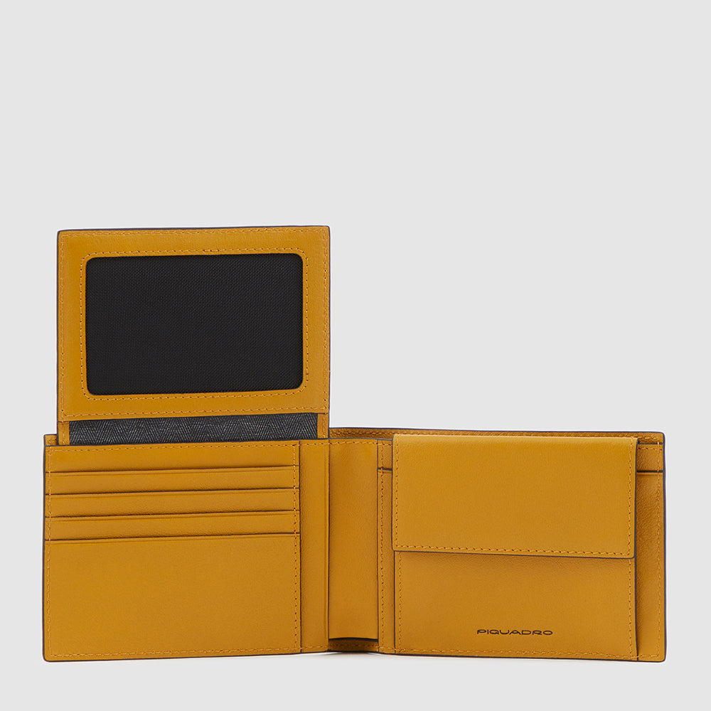 Piquadro Blue Square Herren Geldbörse Schwarz RFID