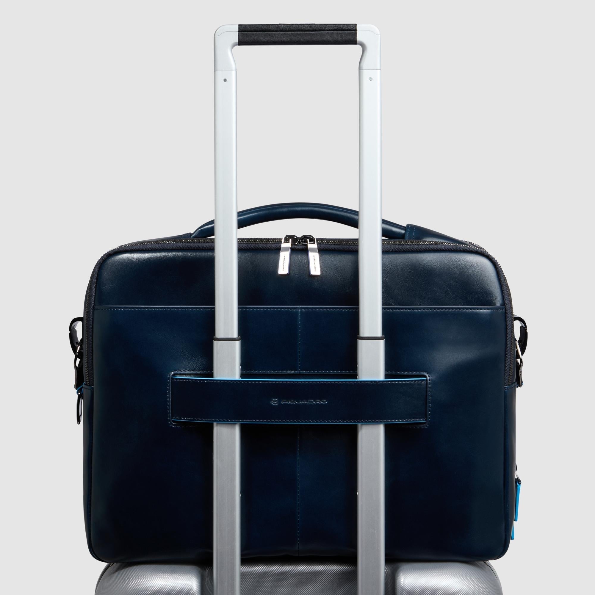 Piquadro Modus Laptoptasche 15,6 Zoll Leder RFID