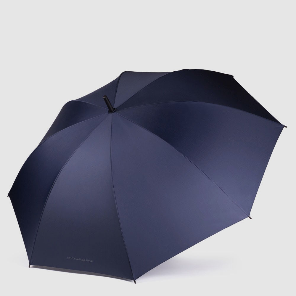 Piquadro Corner 2.0 Regenschirm groß Schwarz winddicht