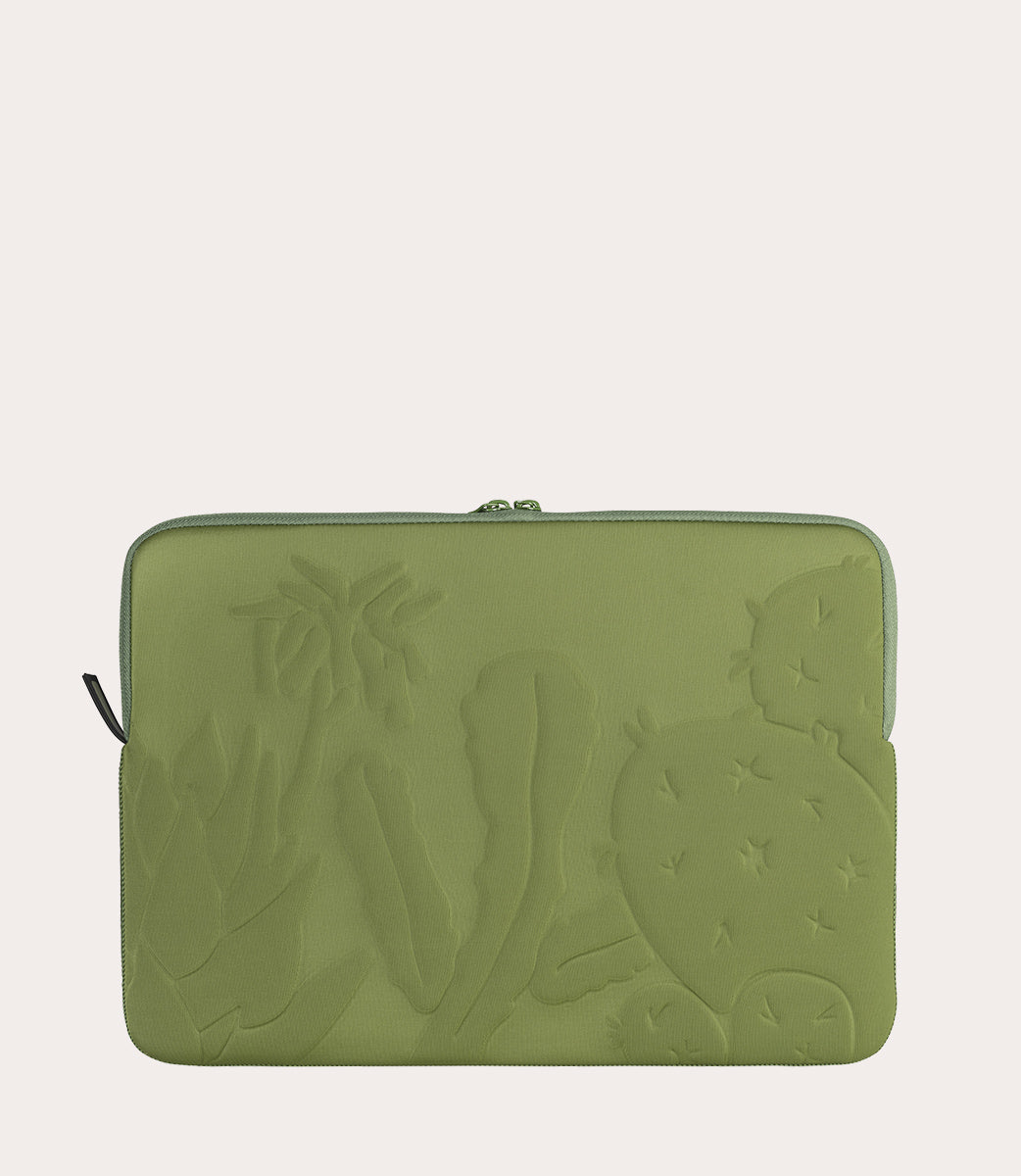Tucano Rilievo Cactus Laptop Hülle 15,6 Zoll Grün