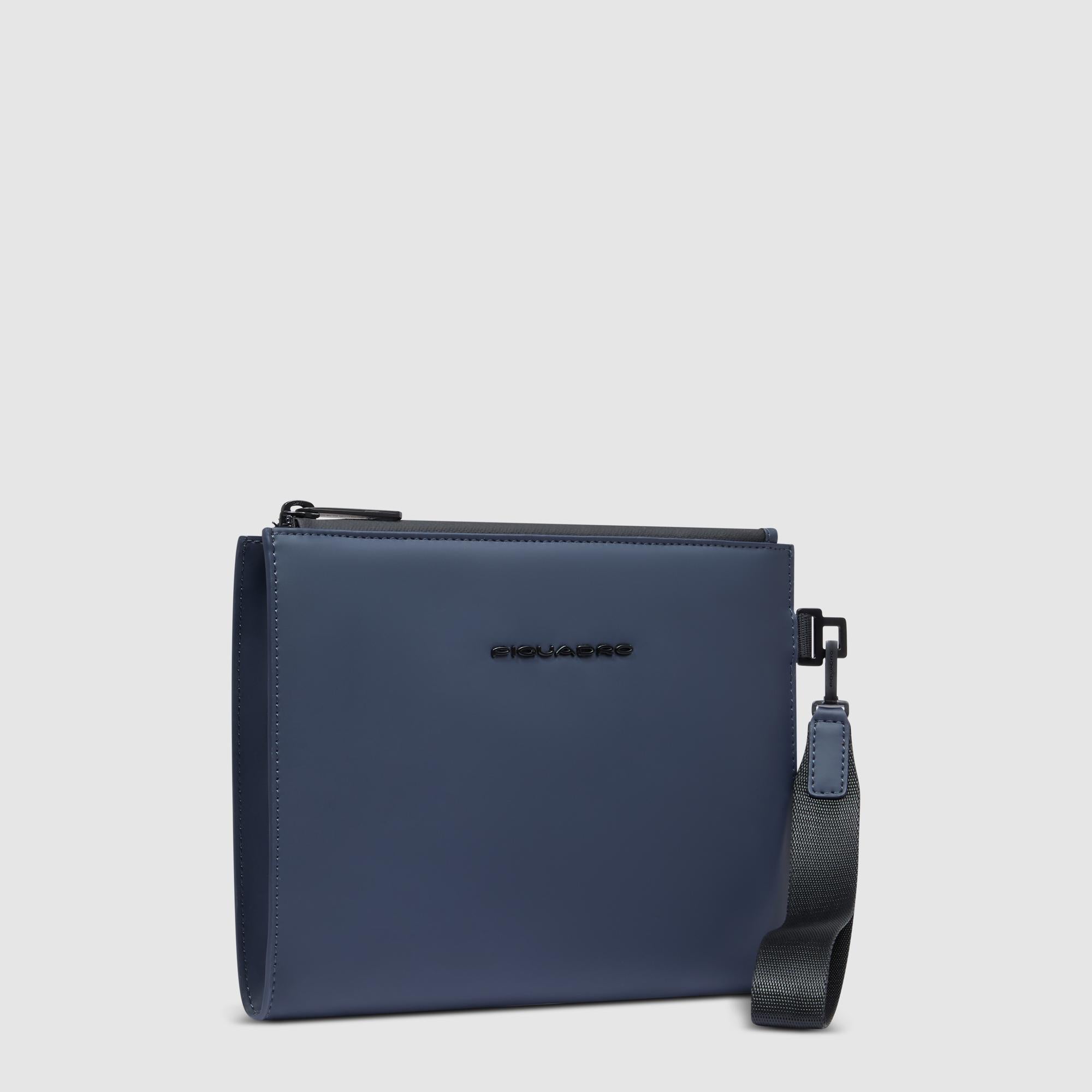 Piquadro Corner 2.0 Pochette Kulturbeutel Schwarz wasserfest