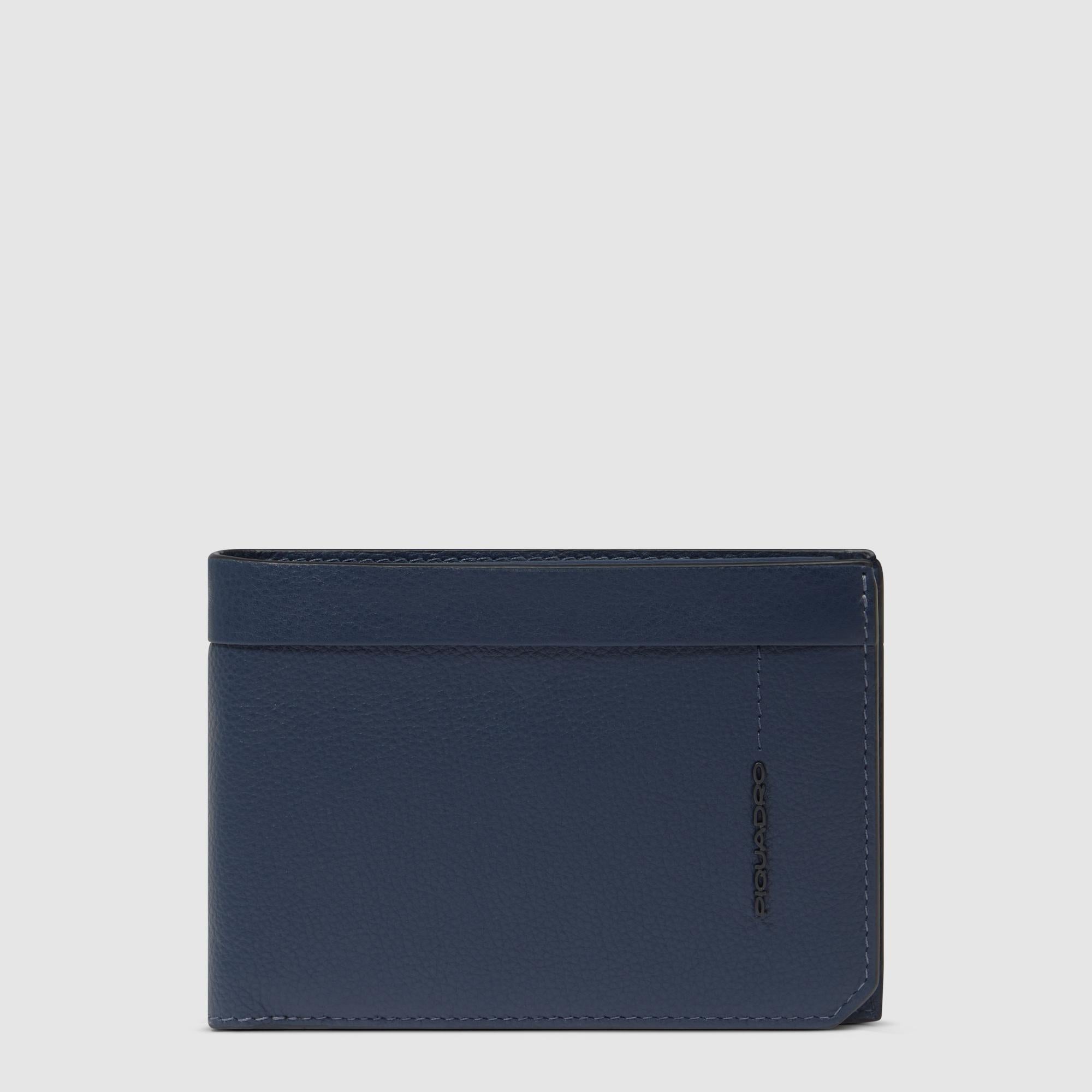 Piquadro Blue Square Geldbörse VE2 Leder Dokumentenfach RFID