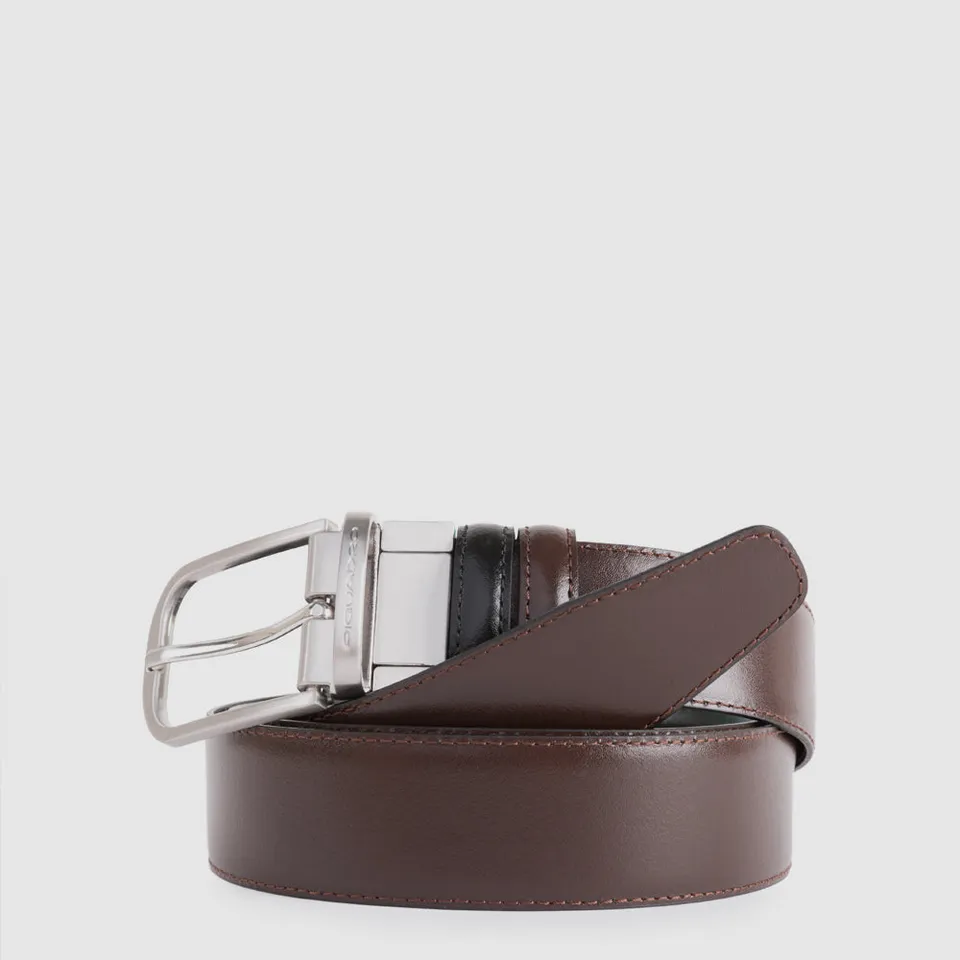 Piquadro Blue Square Ledergürtel Herren Dornschließe Leder