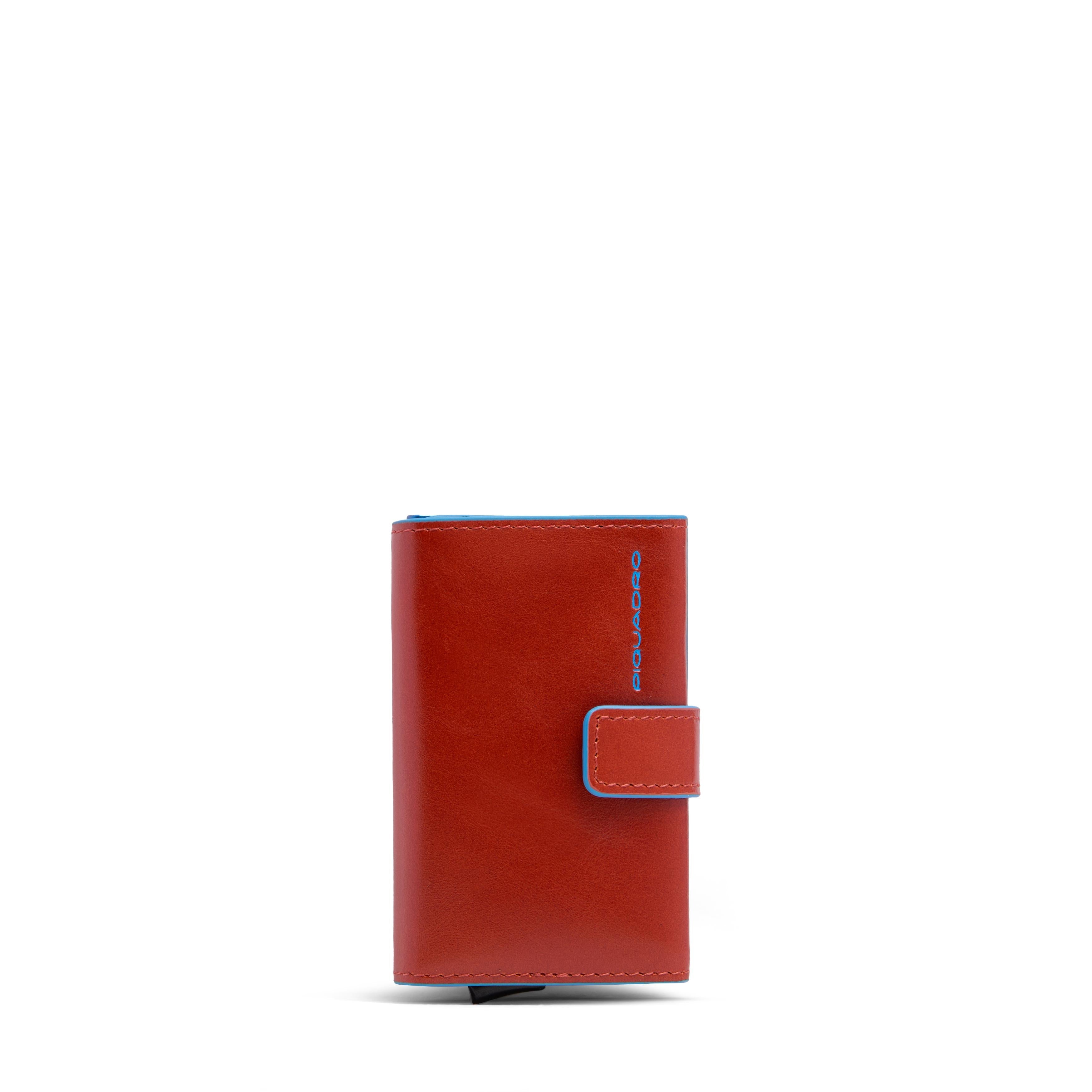 Piquadro Black Square Kartenetui Herren Metall RFID