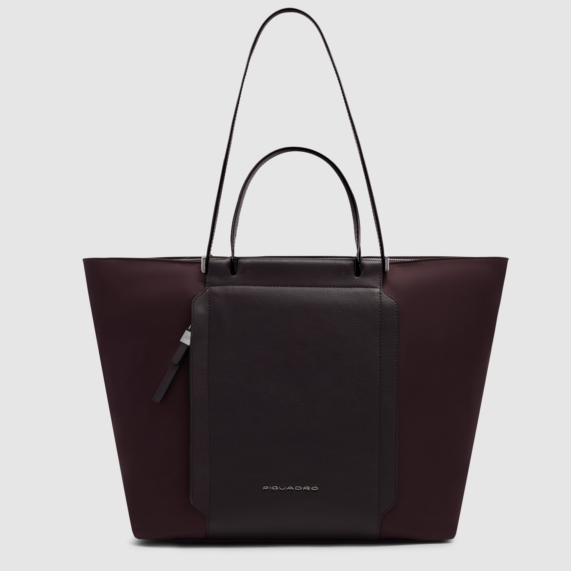 Piquadro Patricia Shopper Laptoptasche 14 Zoll Schwarz recycelt