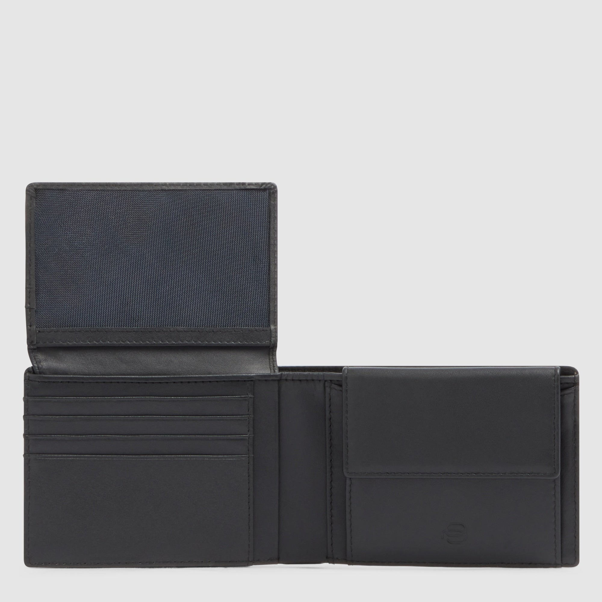 Piquadro Blue Square Geldbörse Herren schwarz Leder